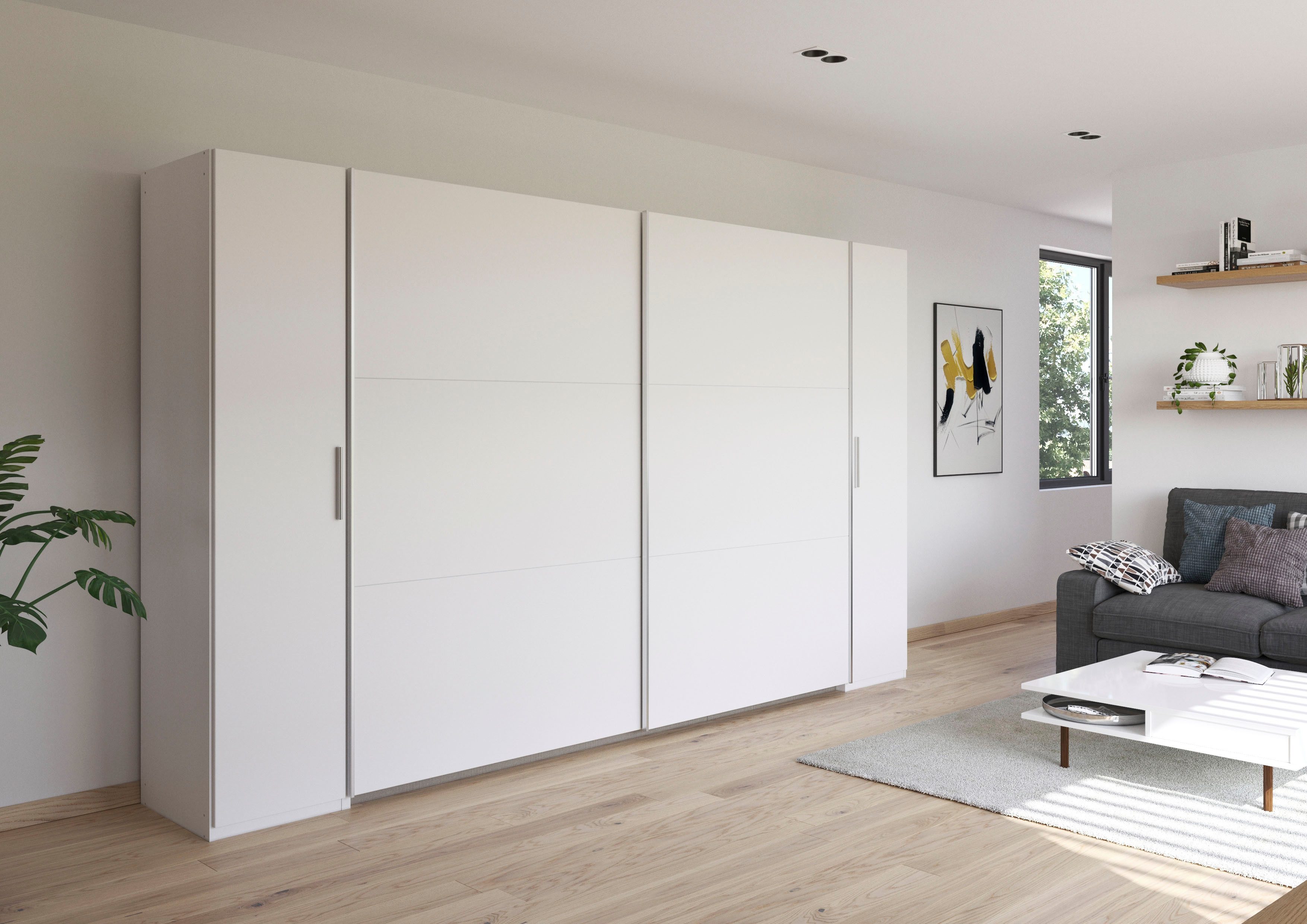 rauch Zweefdeurkast Kledingkast draaideurkast kast garderobe KRONACH TOPSELLER met draaideuren en schuifdeuren en veel legplanken made in germany