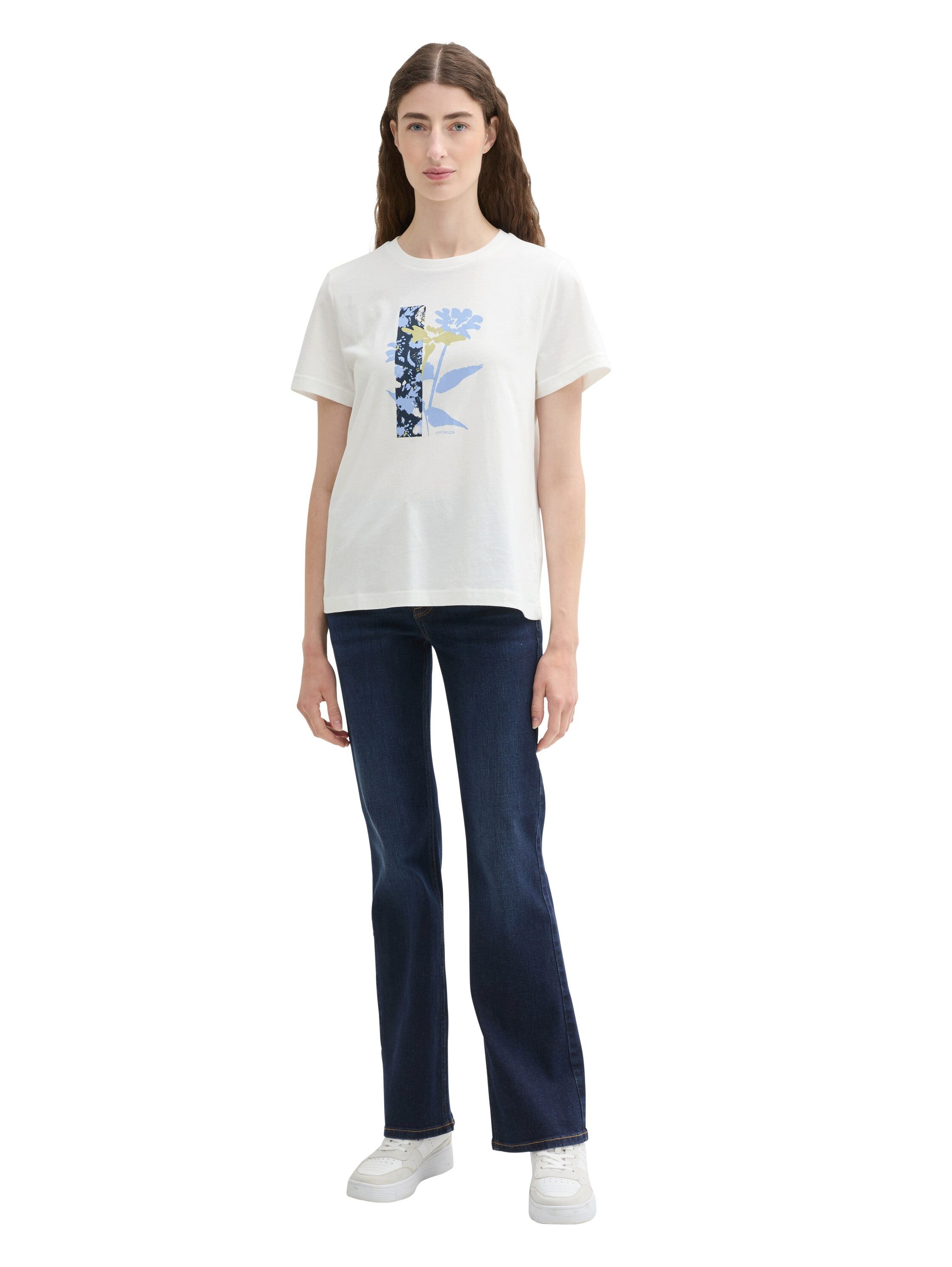 Tom Tailor Bootcut jeans Kate Narrow met bio-katoen