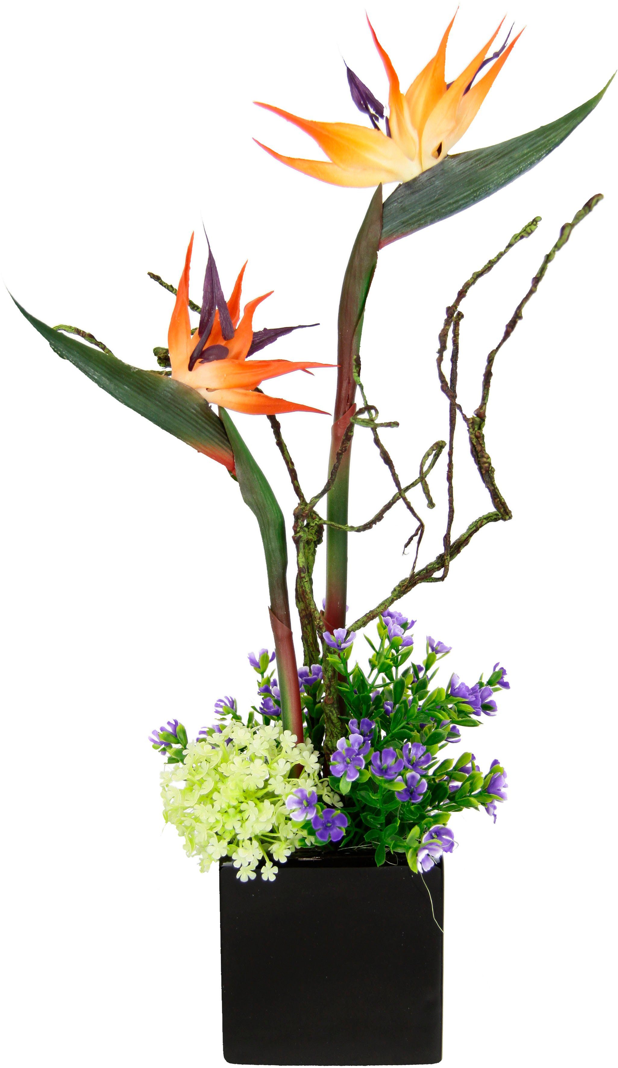 I.GE.A. Kunstplant (1 stuk) kunstplanten oranje