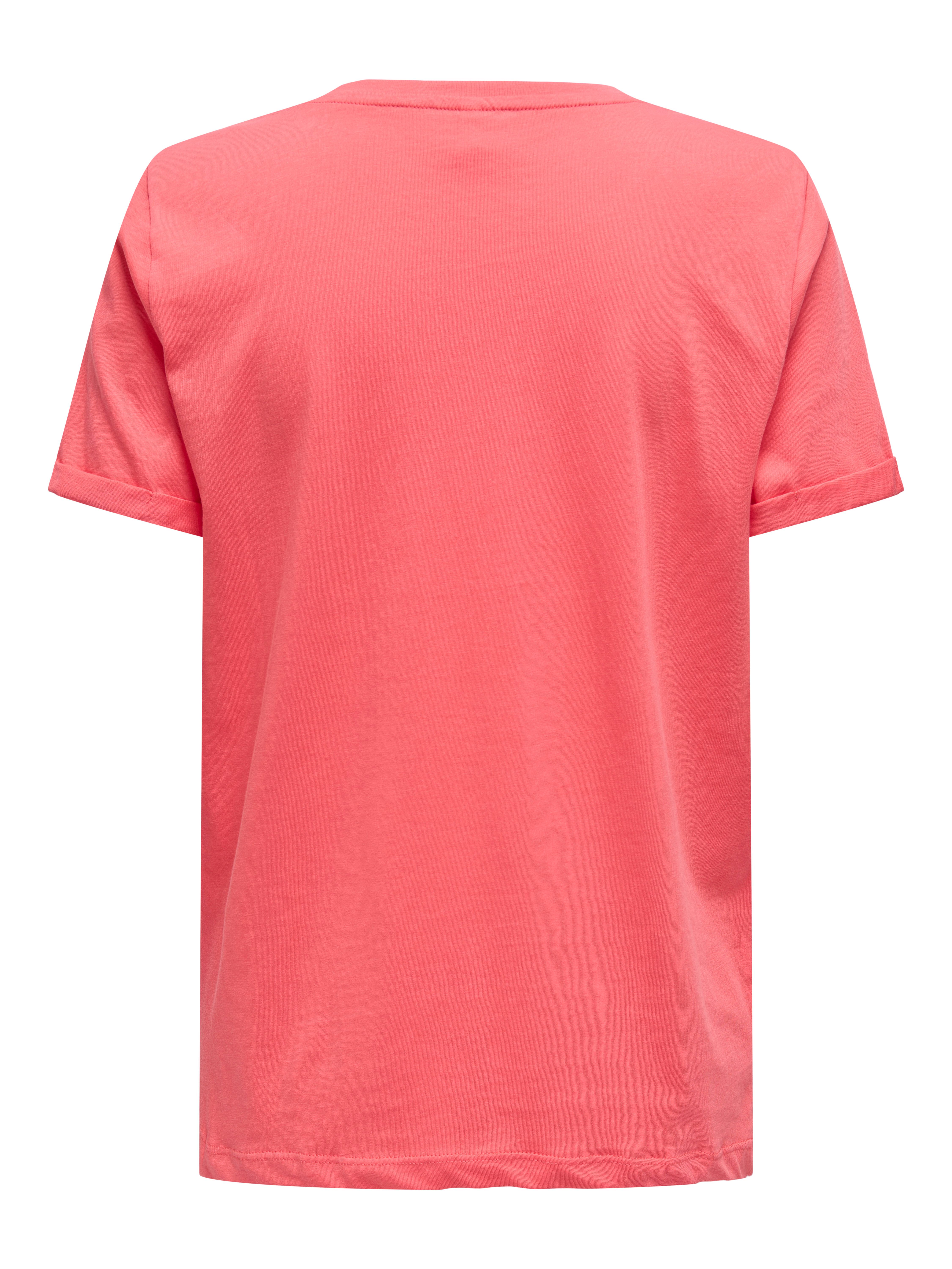 Only Shirt met korte mouwen ONLGITTE LIFE REG S/S TOP BOX CS JRS