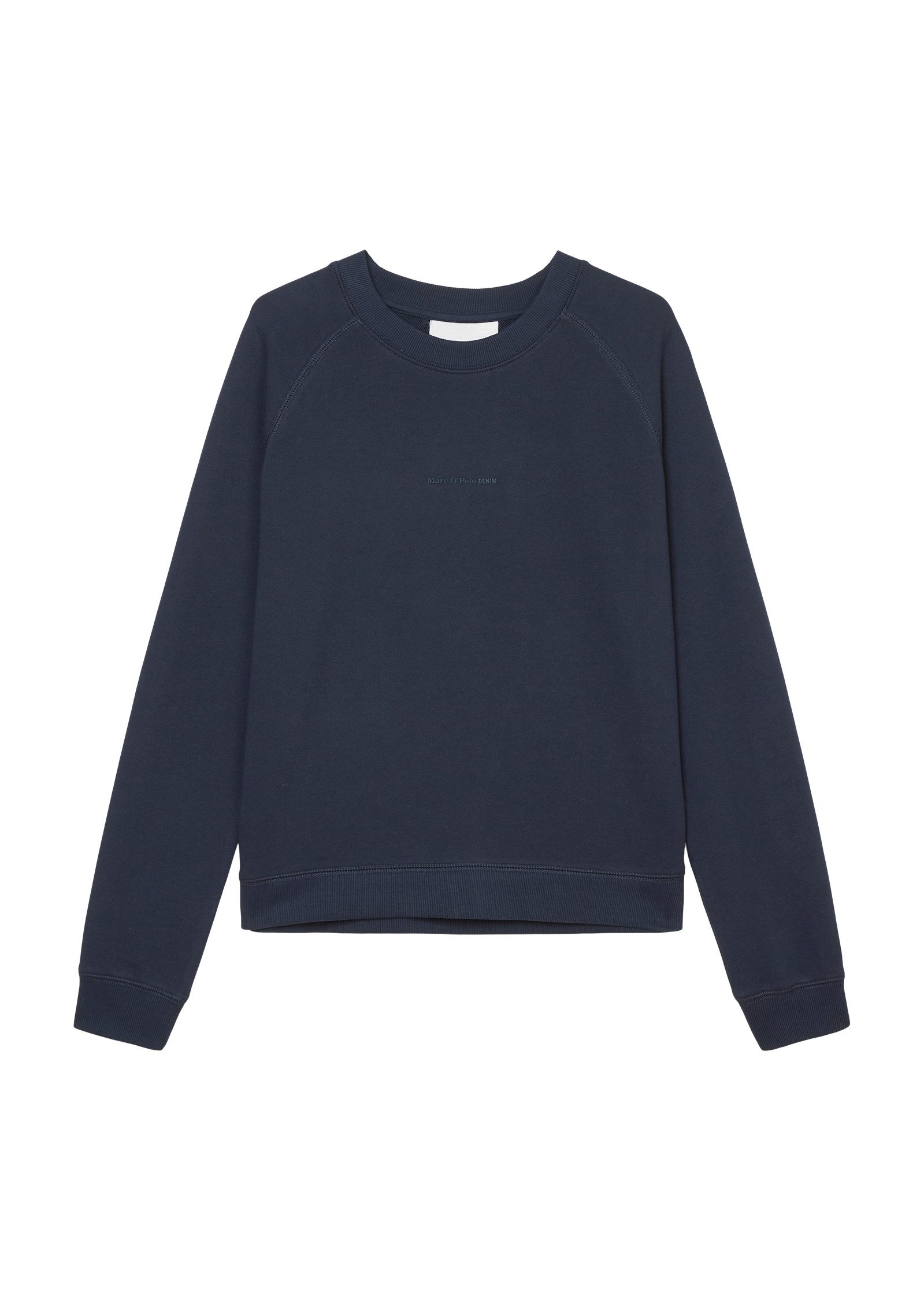 Marc O'Polo DENIM Sweatshirt In moderne O-vorm, losjes gesneden met raglanmouwen