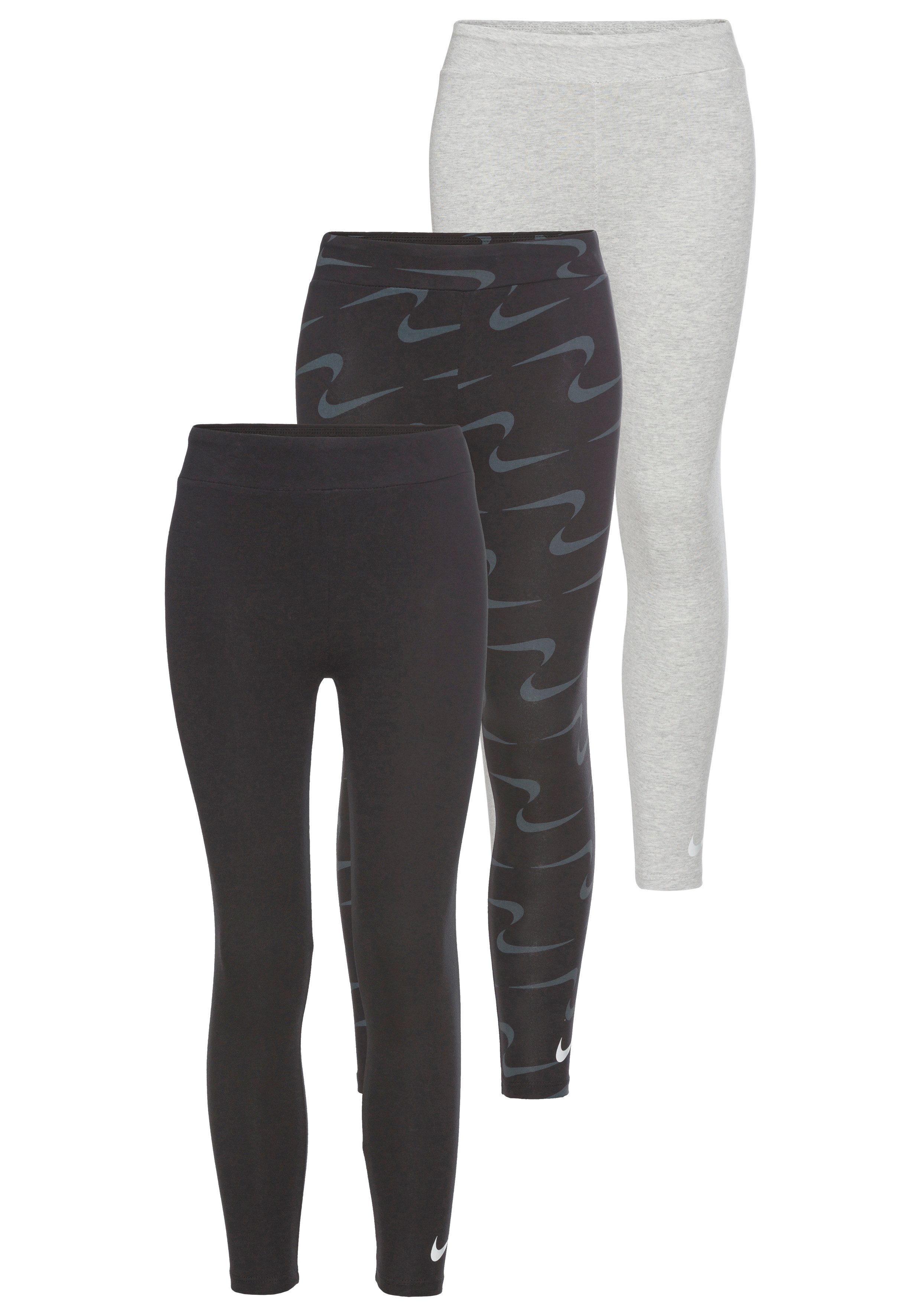Nike Sportswear Legging 3 PK LEGGING (set, 3-delig) meisjes leggings maat 104 (4) multicolor