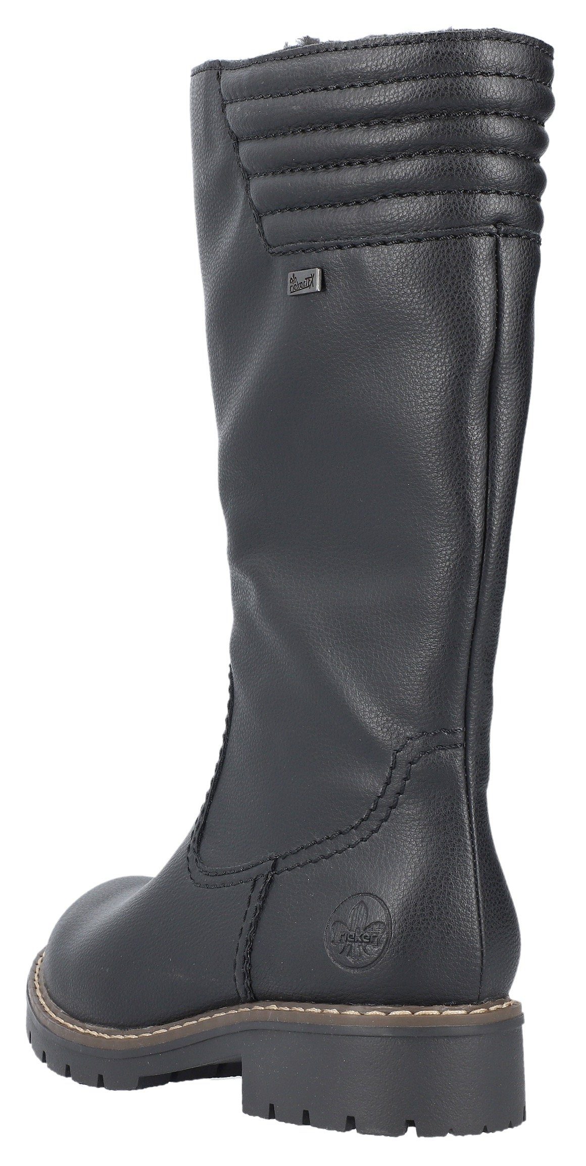 Rieker Winterlaarzen , winterboots, blokhak, waterafstotende riekertex-membraan