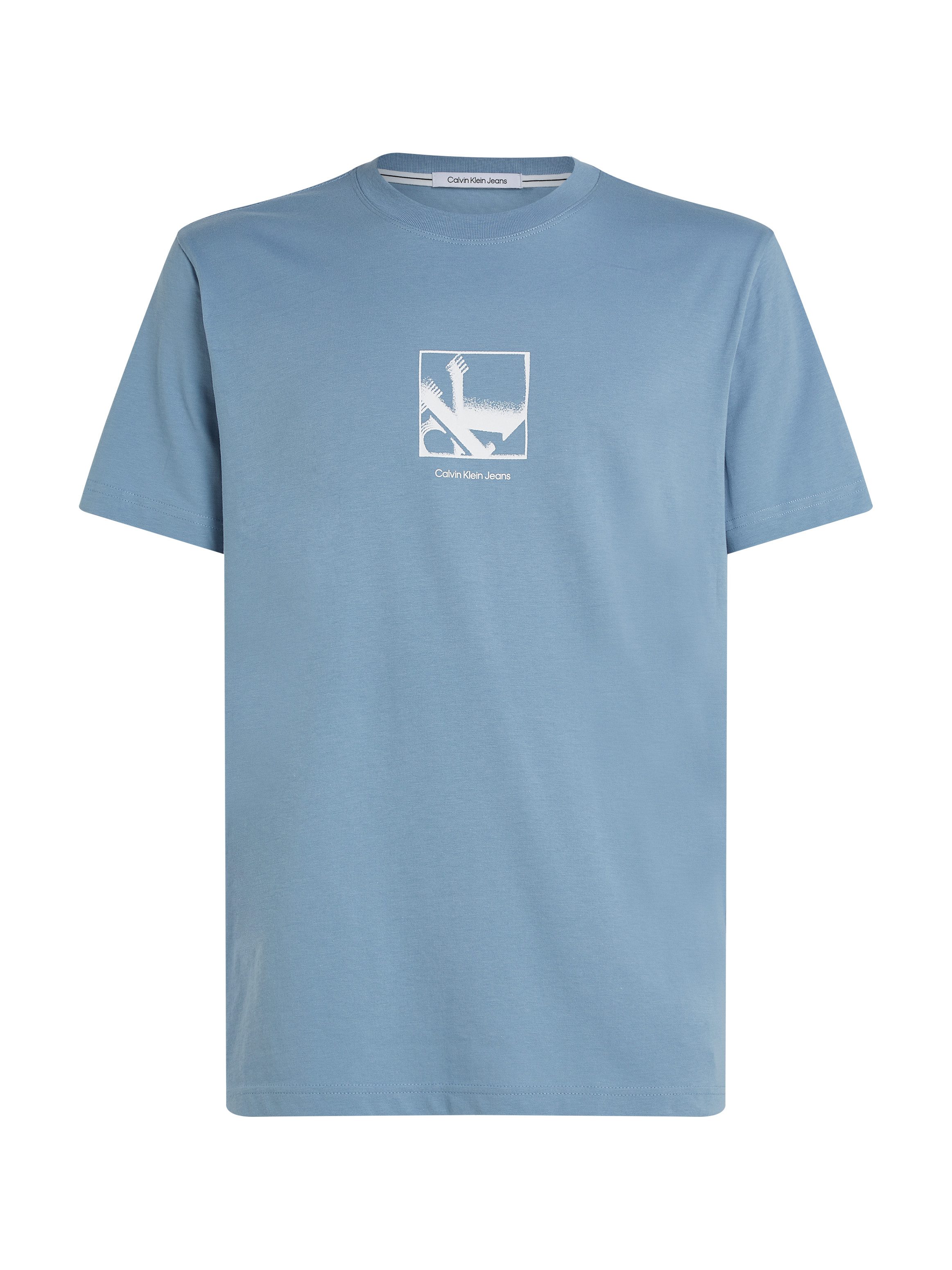Calvin Klein T-shirt GRID BOX TEE met gestempeld logo