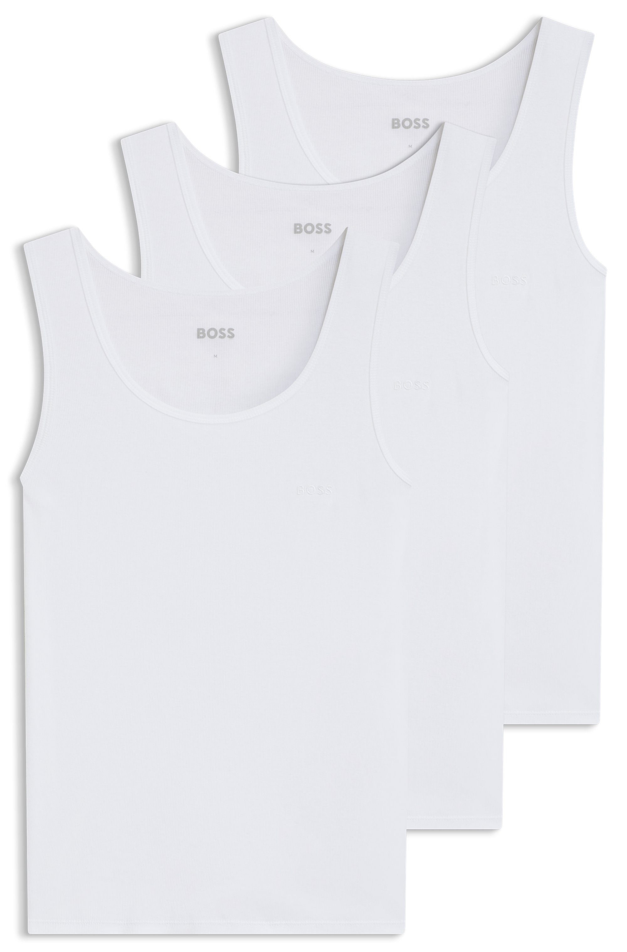 BOSS Tanktop 3P RibClassic BOSS ONE x David Beckham