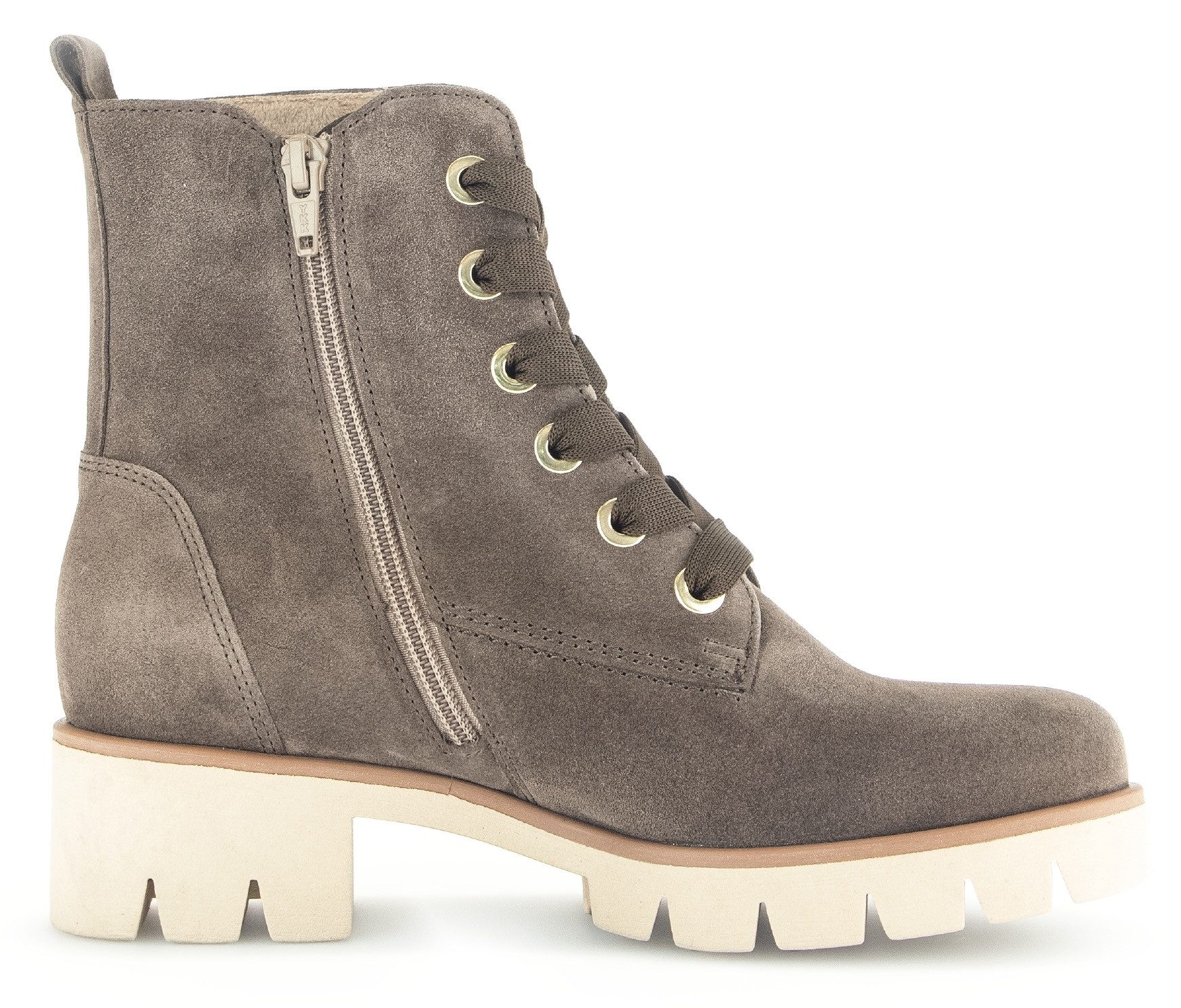 Gabor Veterlaarsjes blokhak, herfstmode, veterschoenen met best fitting-uitrusting
