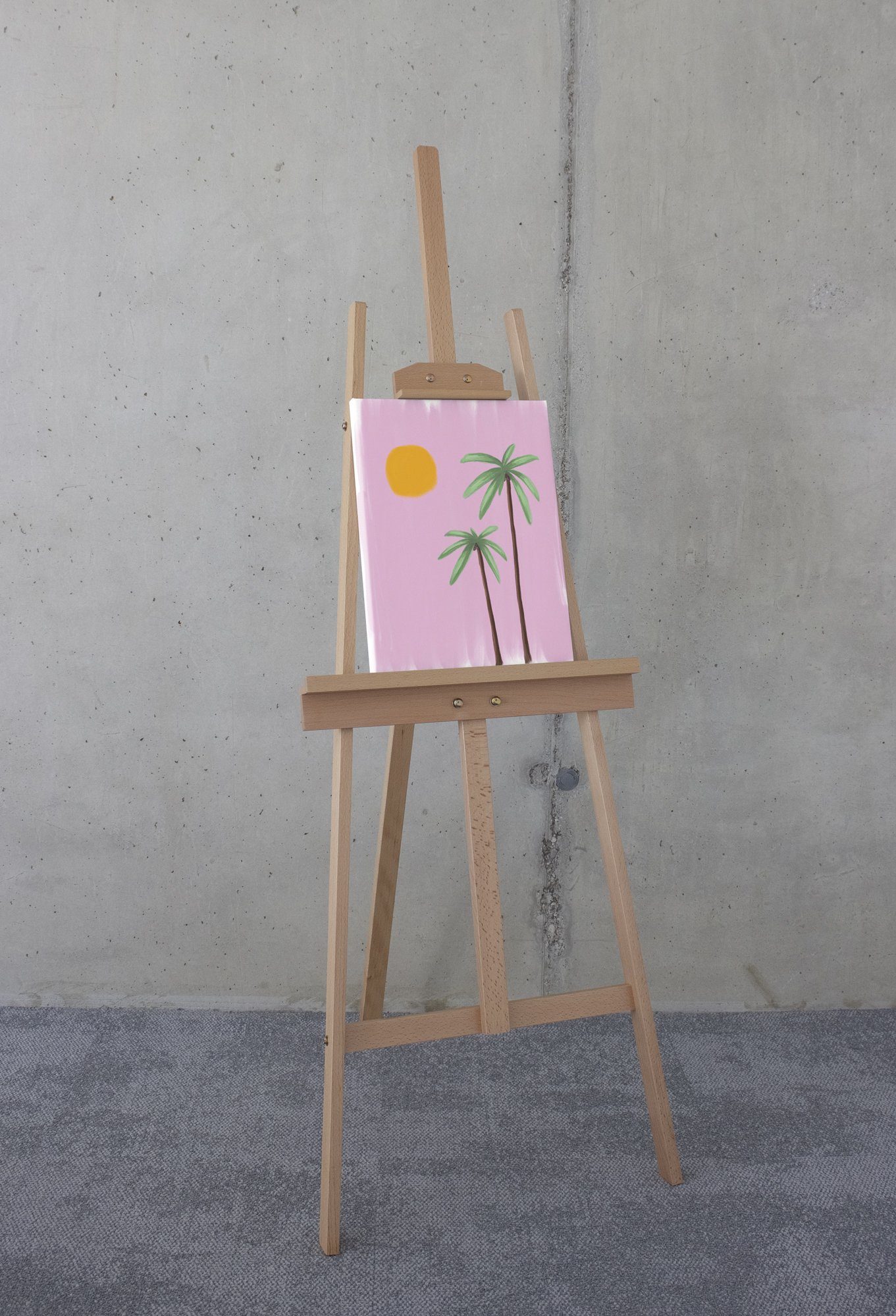 Komar Artprint op linnen Ibiza Sunset - Afmeting 30 x 40 cm (1 stuk)
