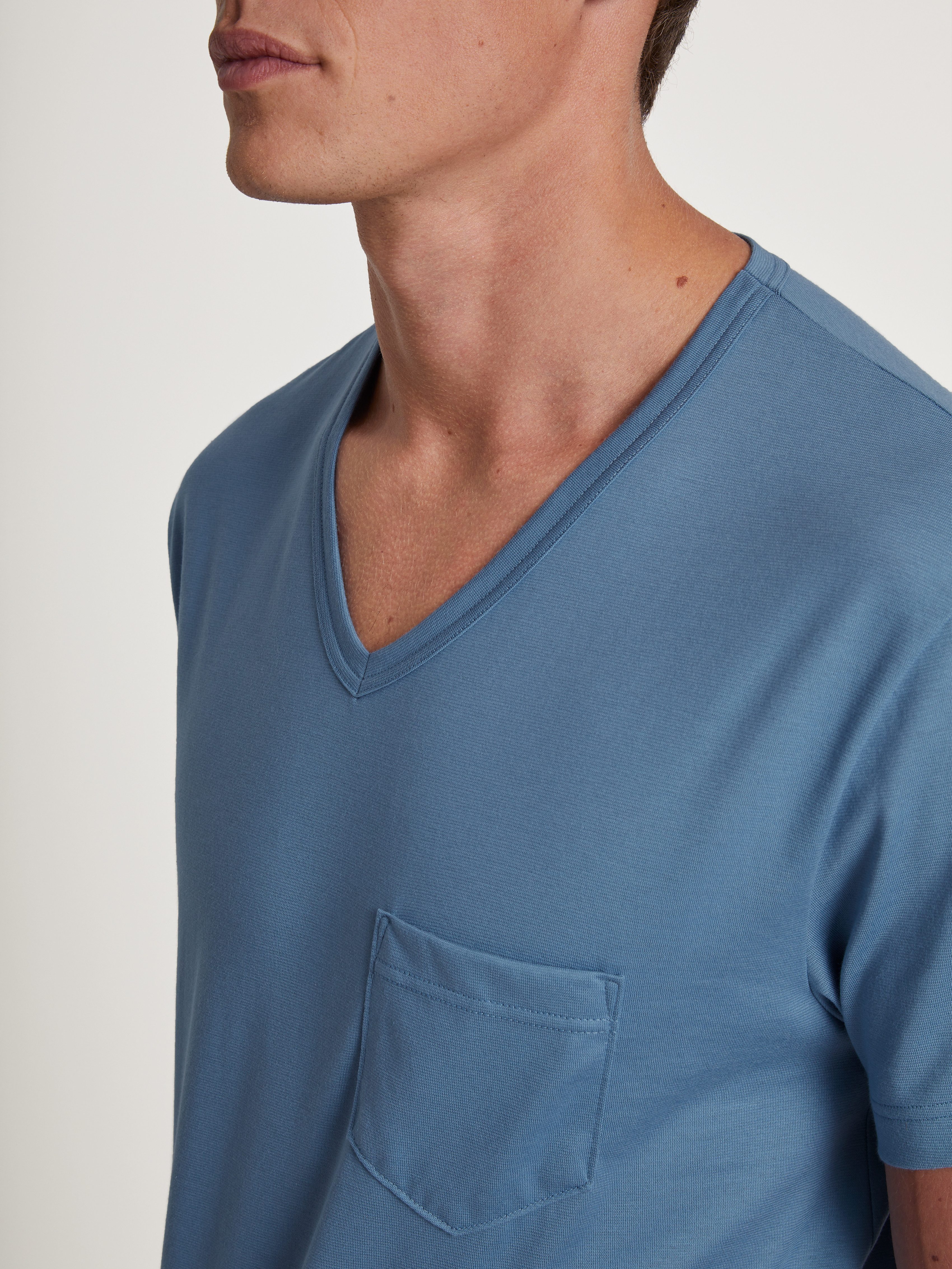 CALIDA Shortama Relax Imprint 2 met opgestikte borstzak (2-delig)