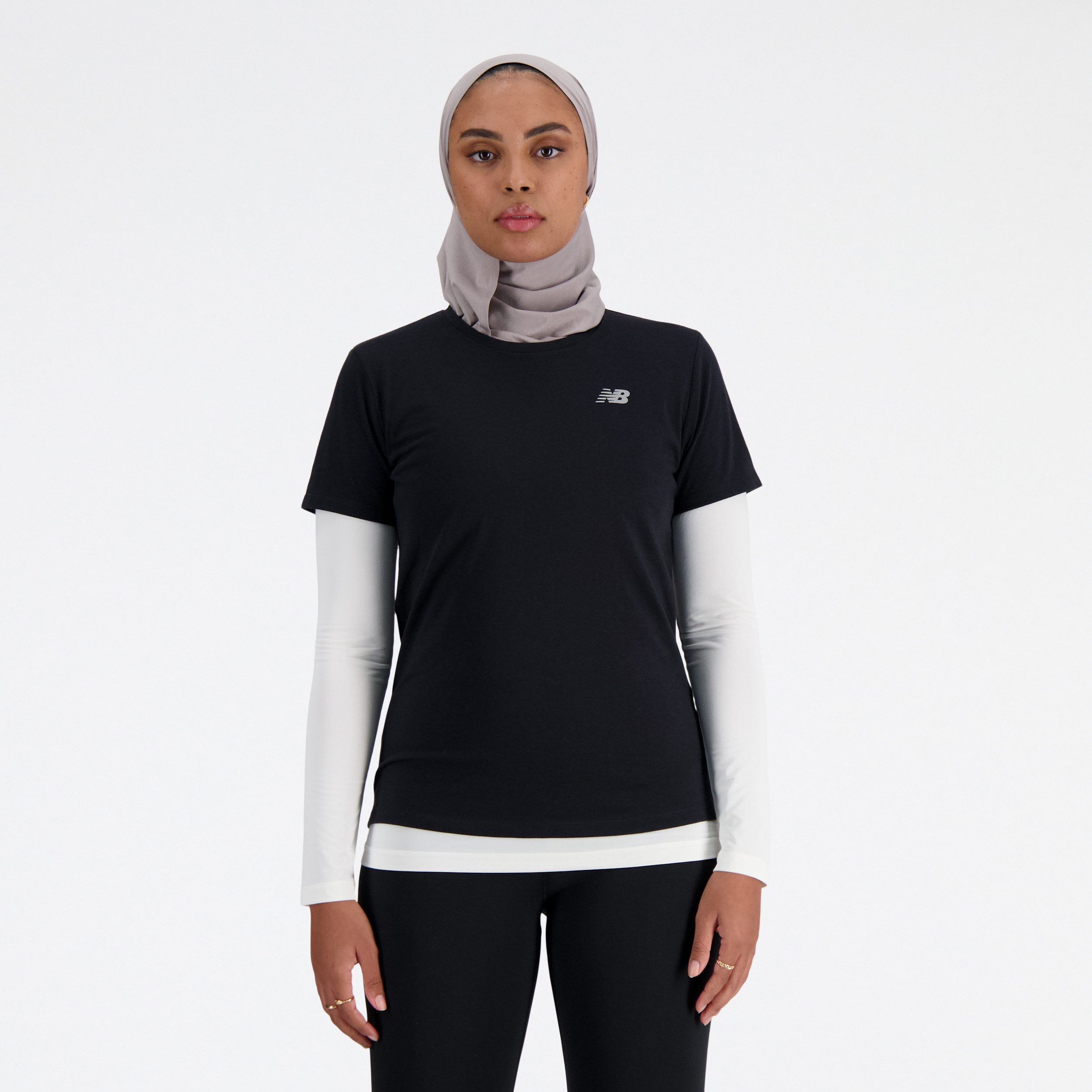 New Balance Runningshirt SPORT ESSENTIALS HEATHERTECH T-SHIRT