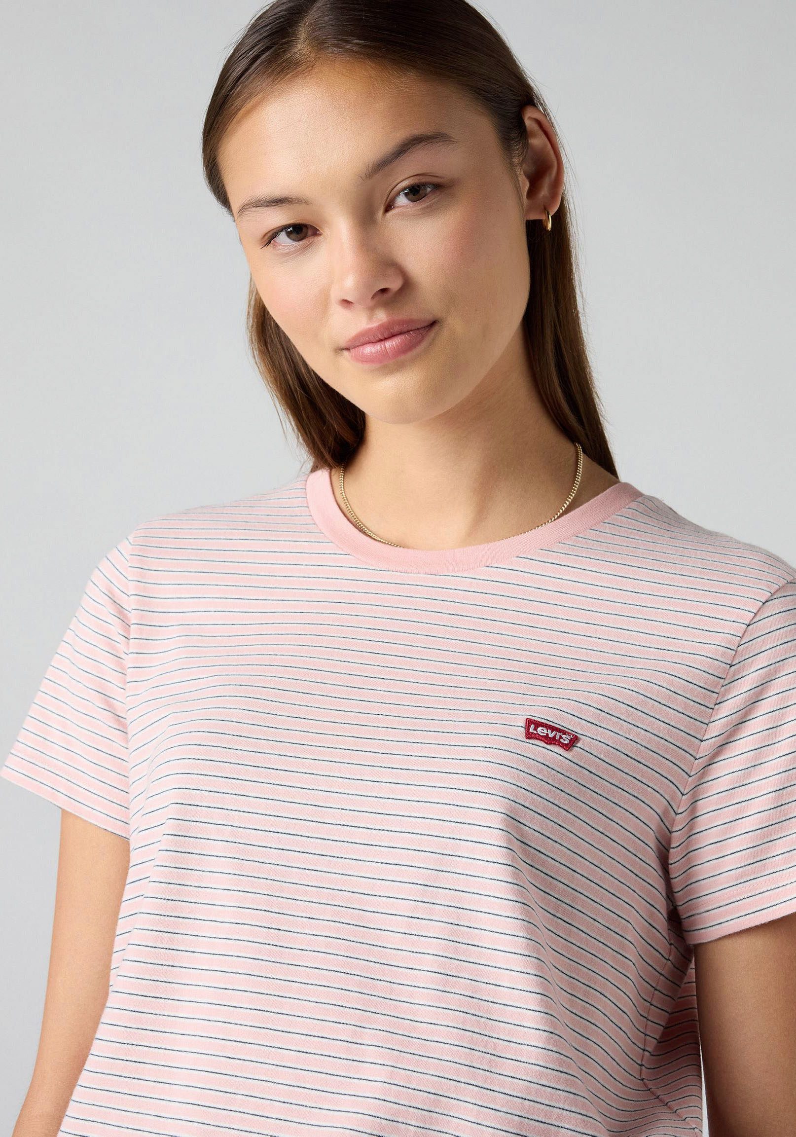 Levi's® T-shirt The Perfect Tee met klein logoborduursel