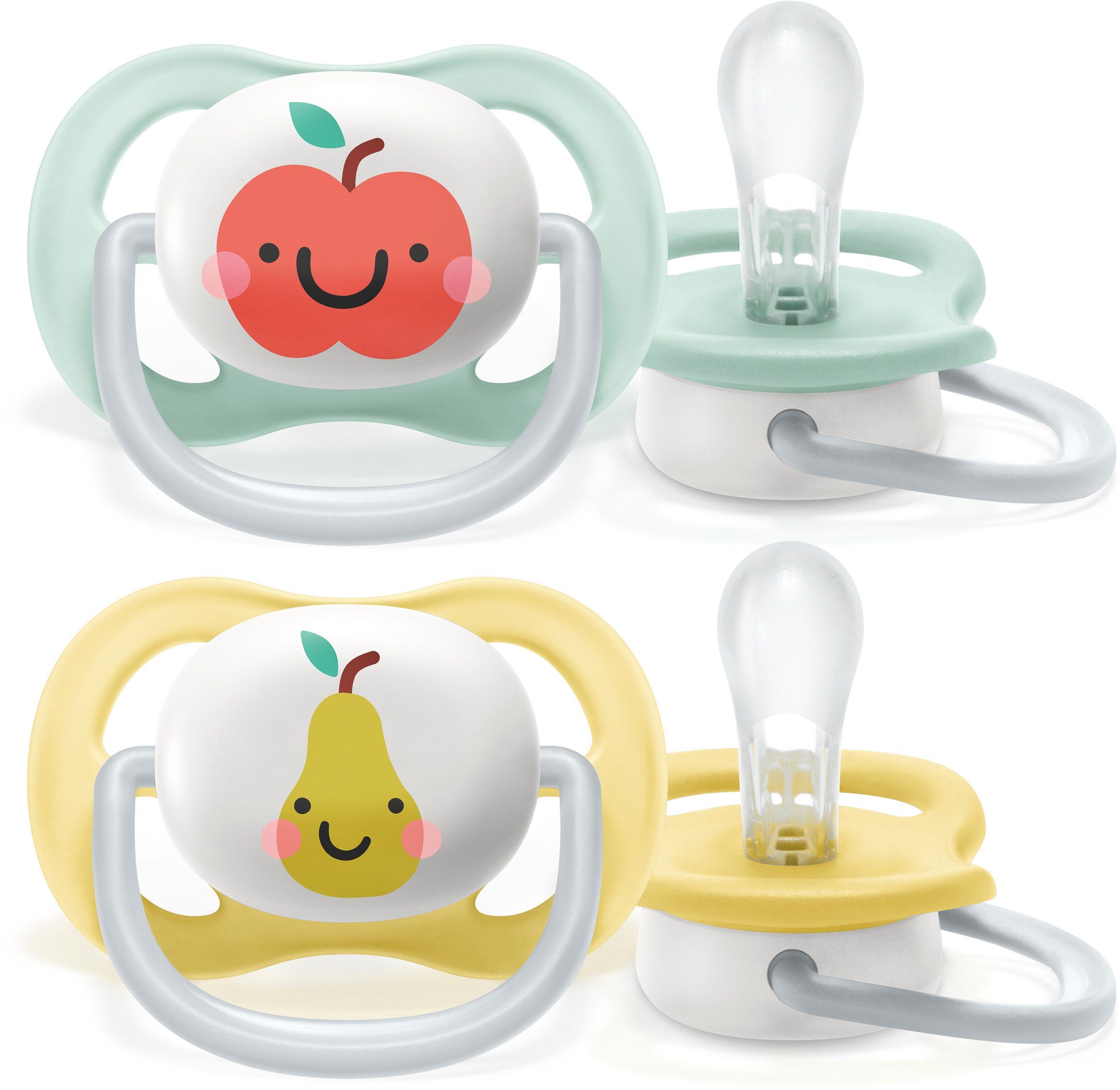 Philips AVENT Speen Ultra air Collection 0-6m SCF080/17 kaakvriendelijk voorgevormde speen van...