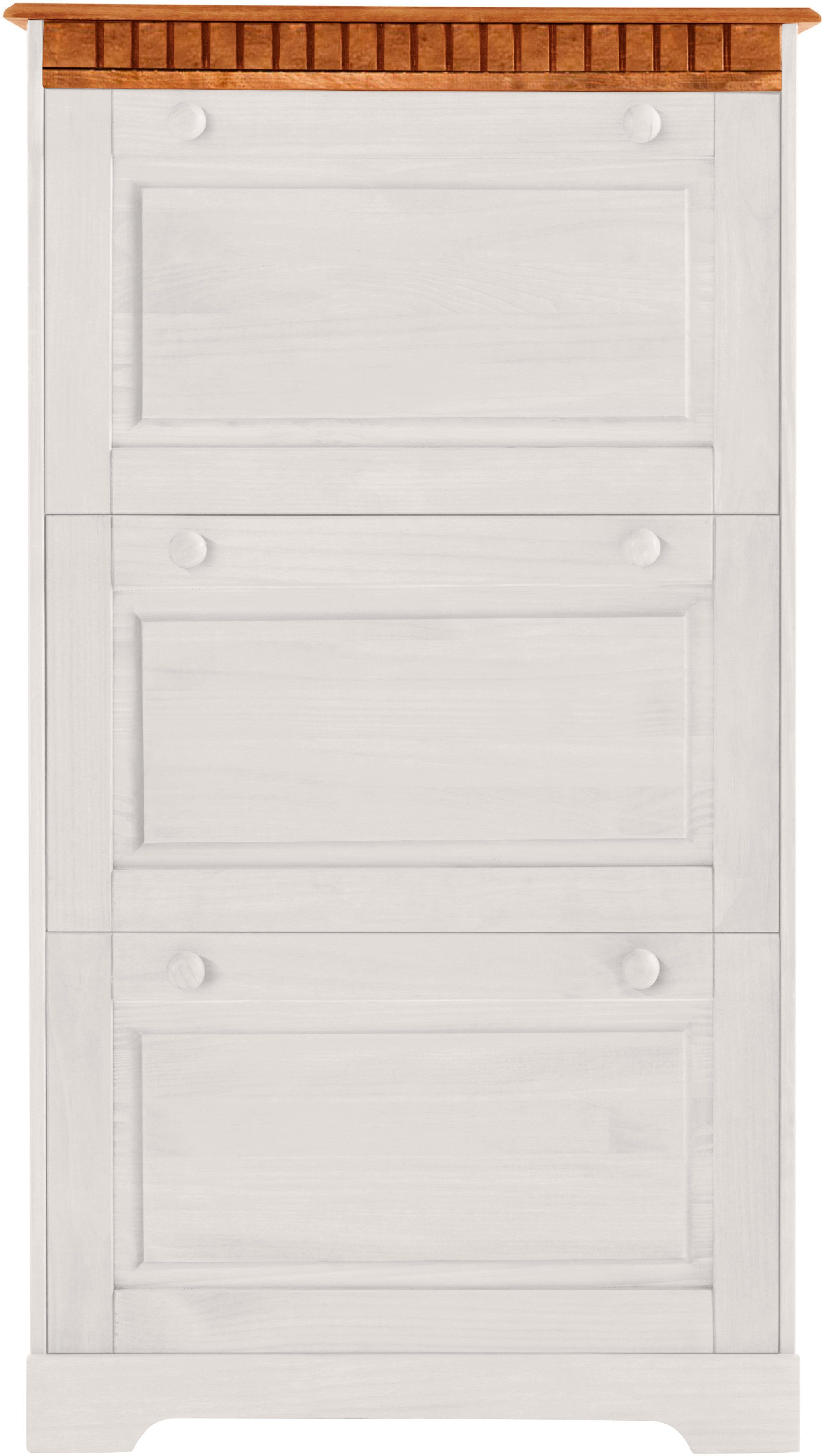 Home affaire Schoenenkast Lisa met 3 kleppen, hoogte 134 cm, breedte 75 cm
