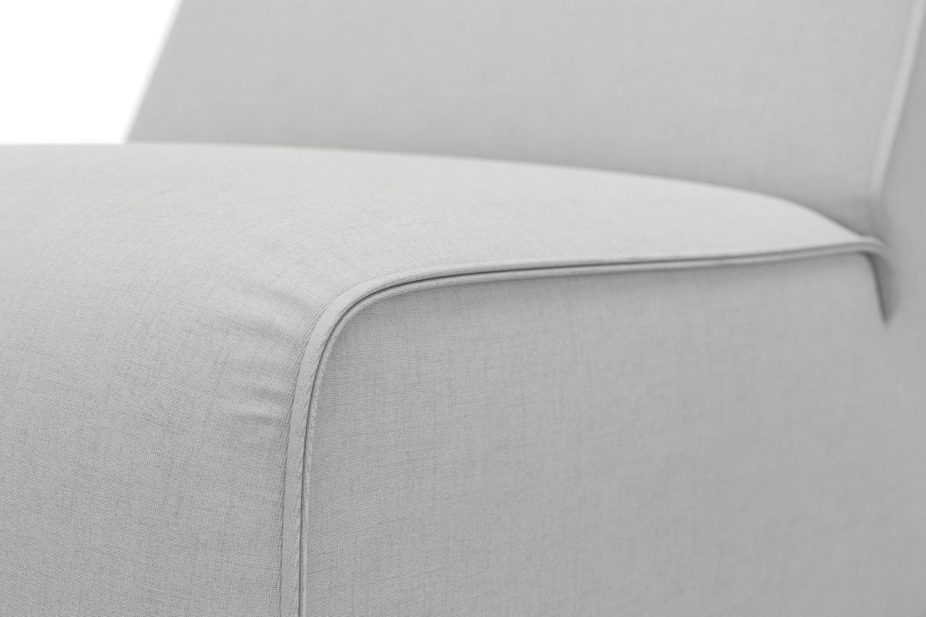RAUM.ID Fauteuil Merid sofa-middenelement, afmetingen B/D/H: 84/97/46 cm als module of apart te gebruiken, voor individuele samenstelling