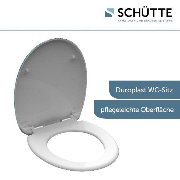 Schütte Toiletzitting Sailing Duroplast, met soft-closemechanisme