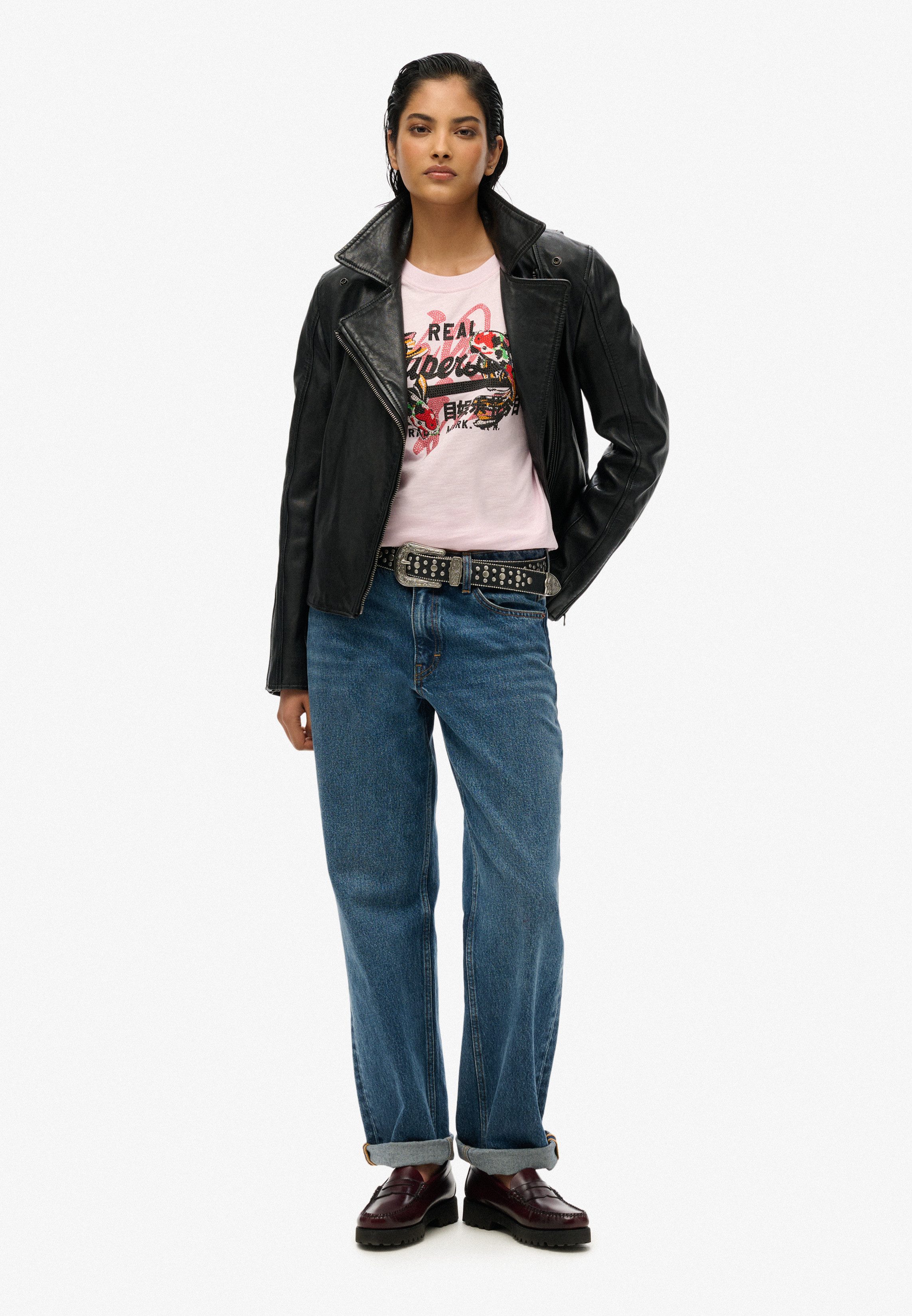 Superdry Shirt met korte mouwen VL TOKYO RELAXED TEE