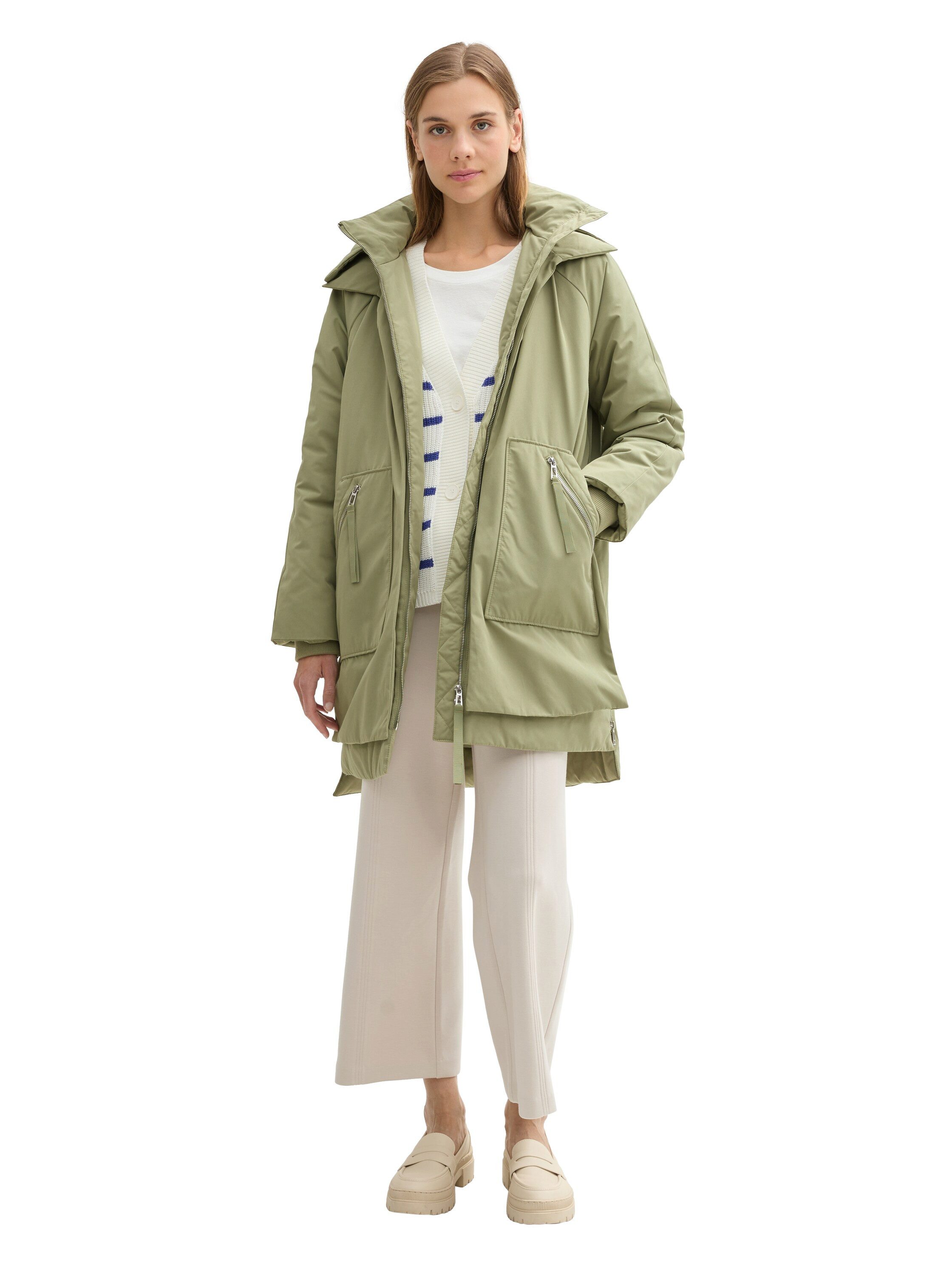 Tom Tailor Denim Winterjack met een capuchon