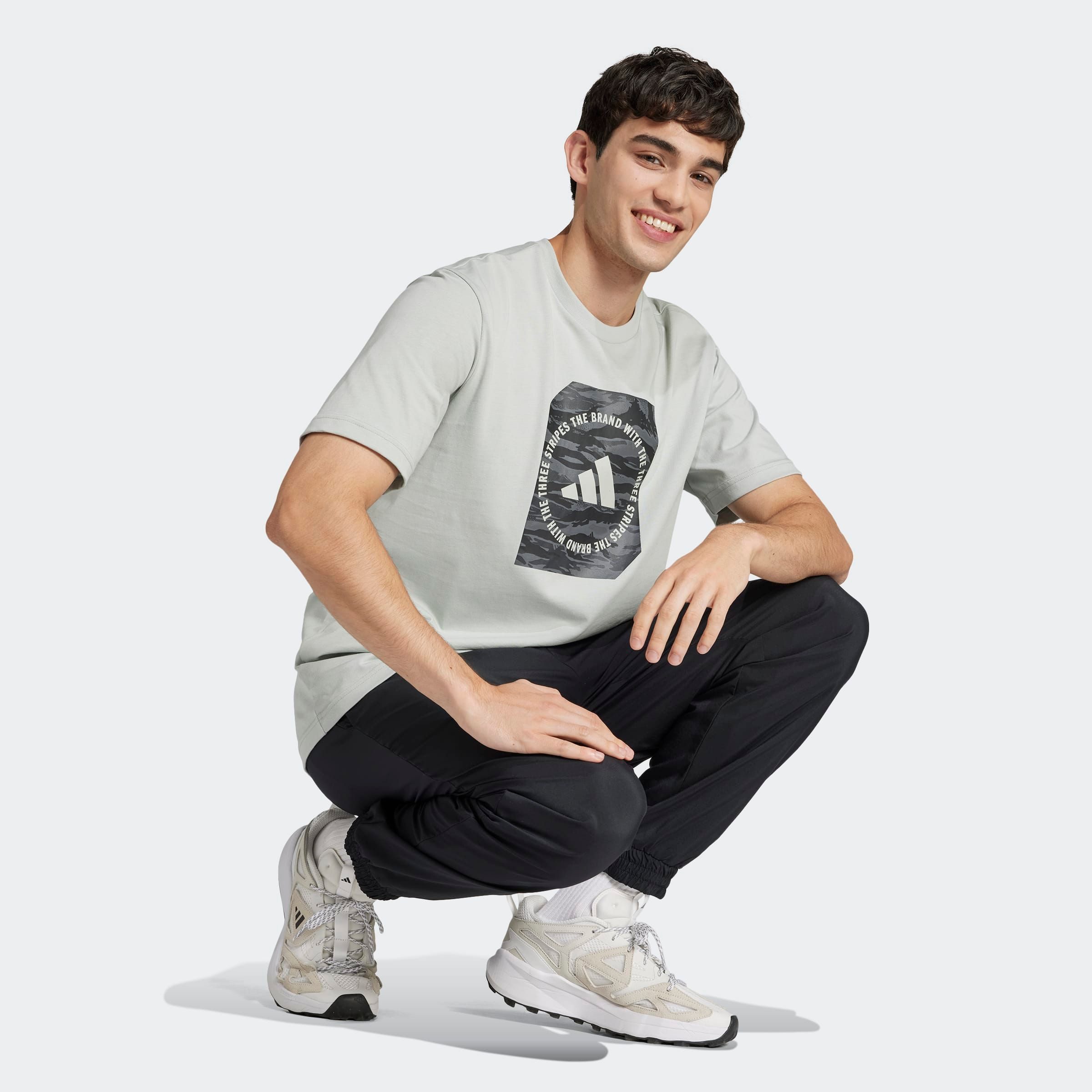 adidas Sportswear T-shirt M C CAMO BOX T