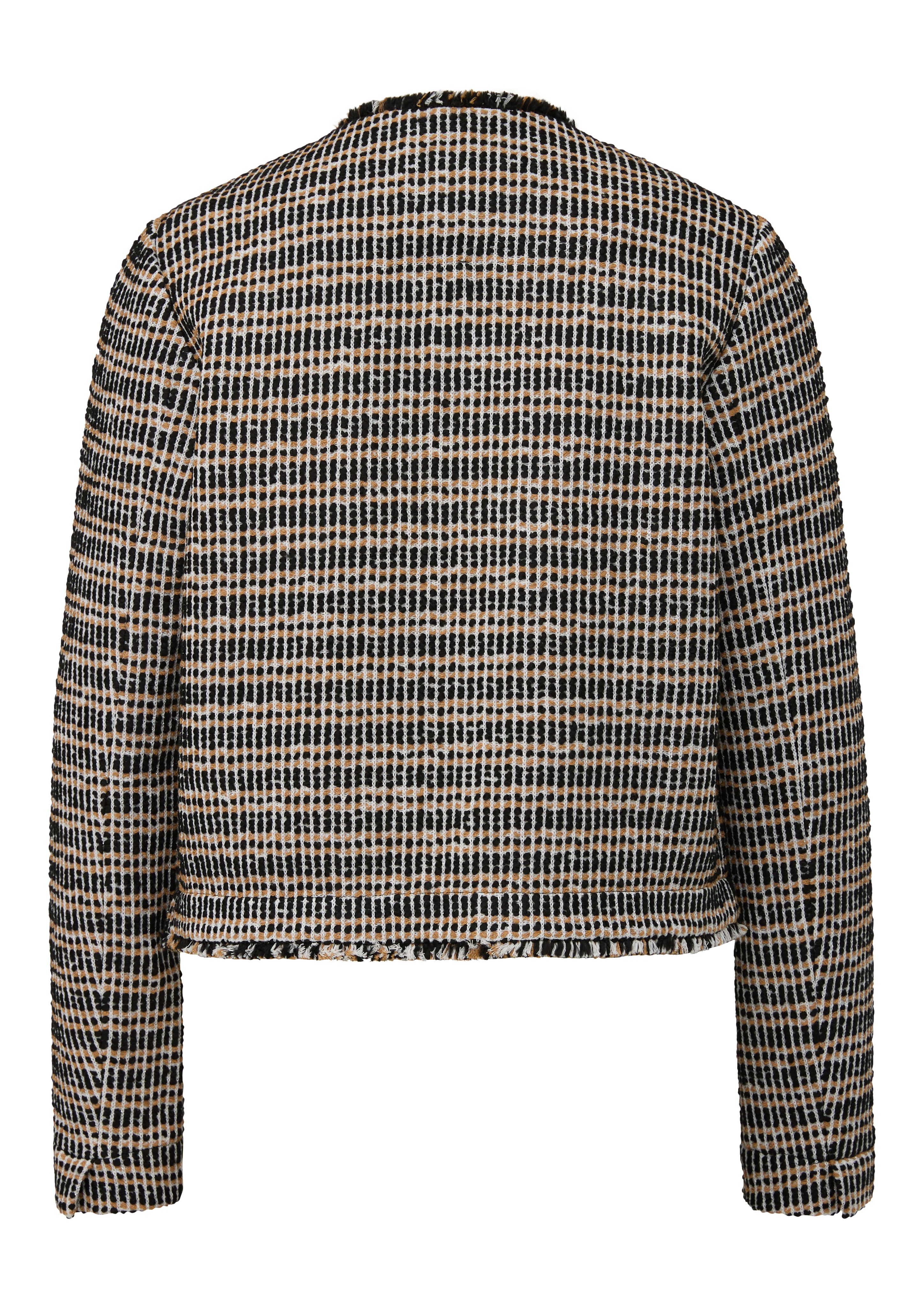 s.Oliver BLACK LABEL Bolerovestje zonder sluiting en van bouclé