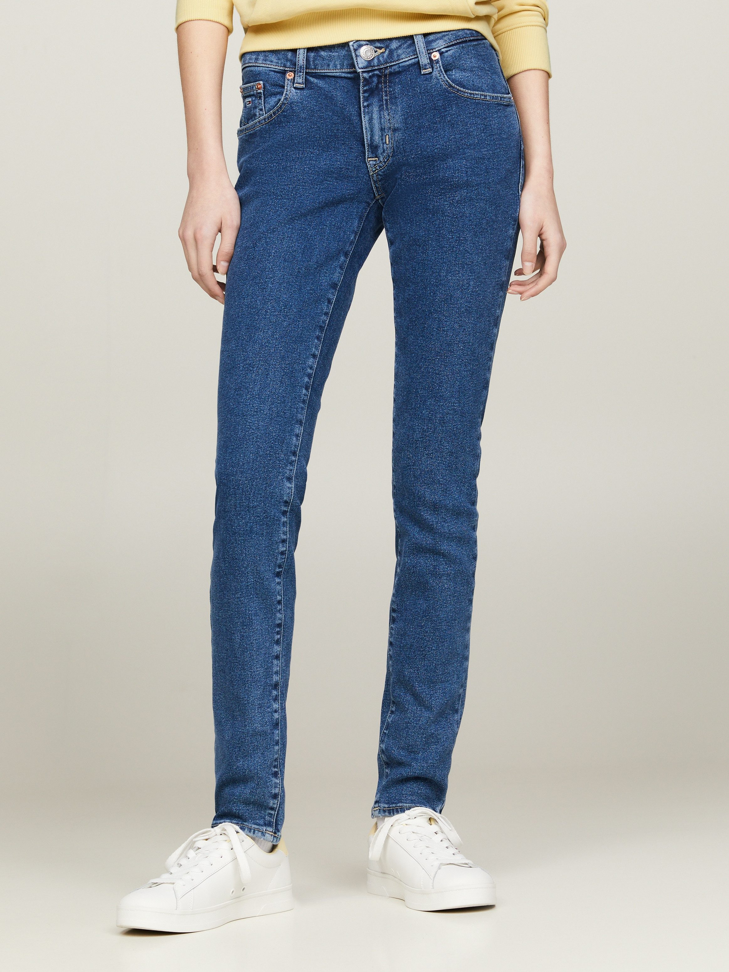 TOMMY JEANS Slim fit jeans Skinny jeans merken Low waist Middelhoge taille