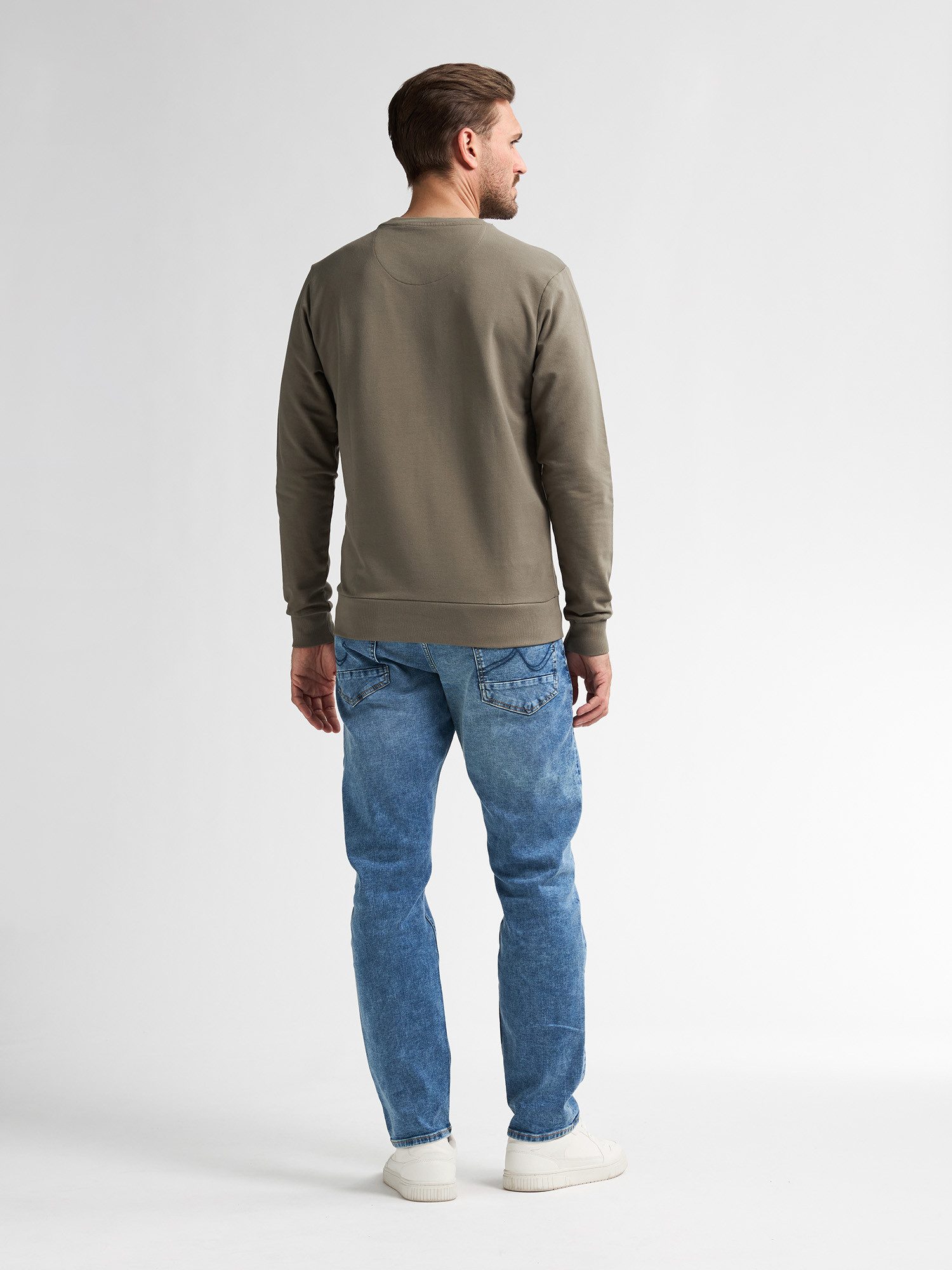 Petrol Industries Sweatshirt met geborduurd logo