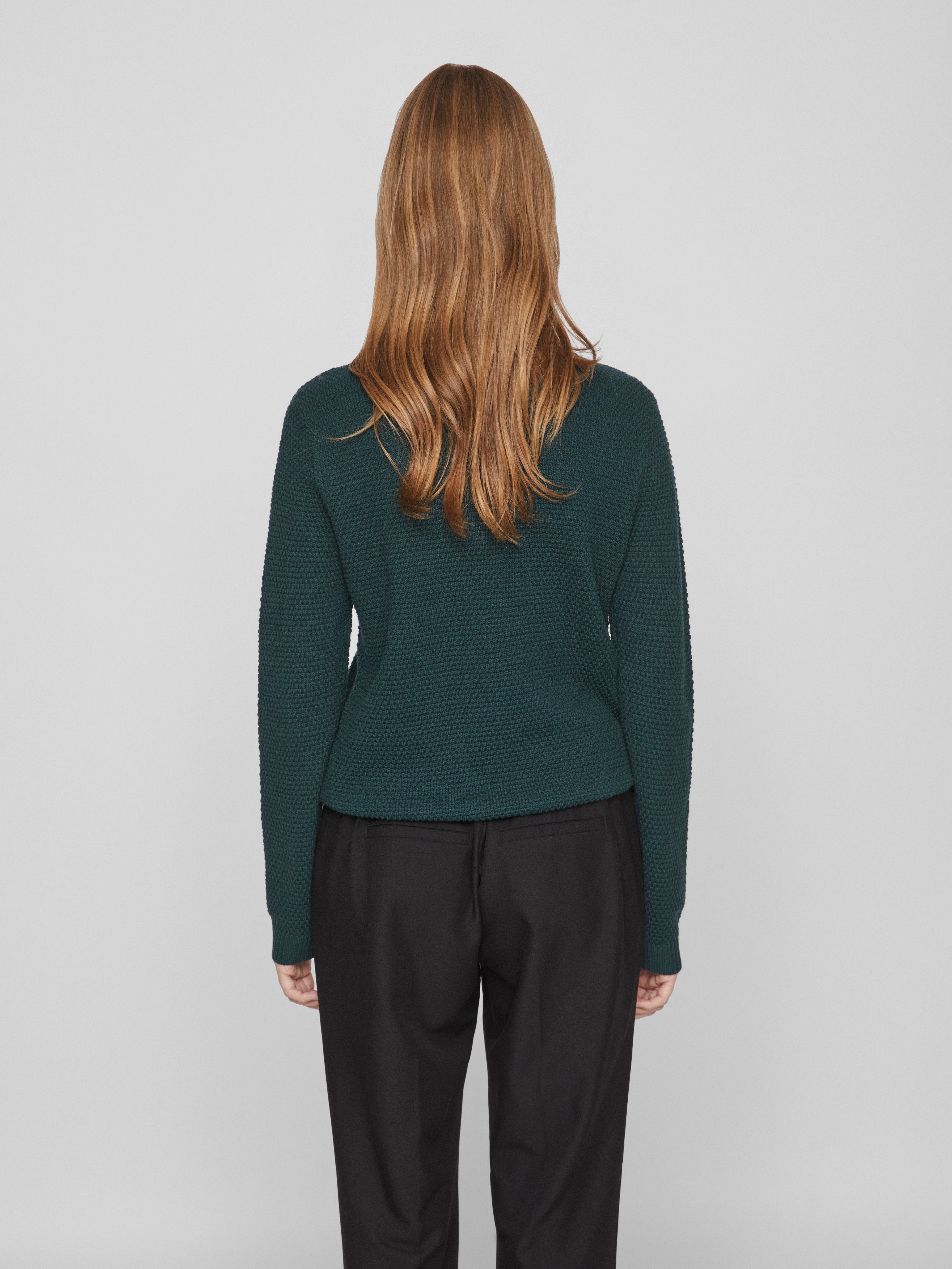 Vila Trui met ronde hals VIDALO O-NECK L/S KNIT TOP- NOOS