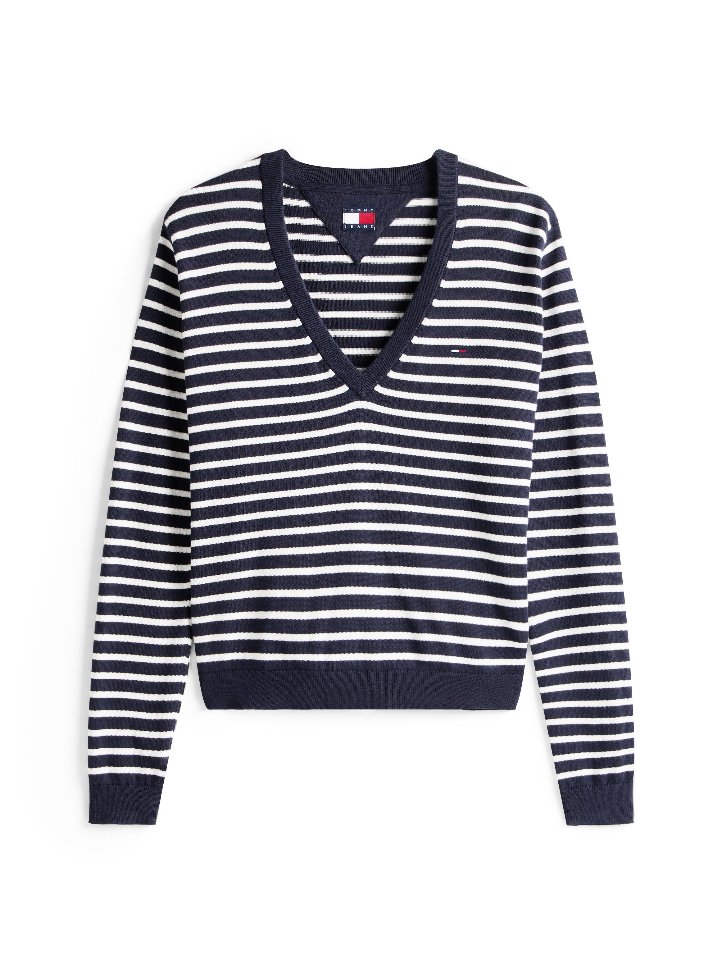TOMMY JEANS Trui met V-hals TJW ESSENTIAL VNECK SWEATER EXT