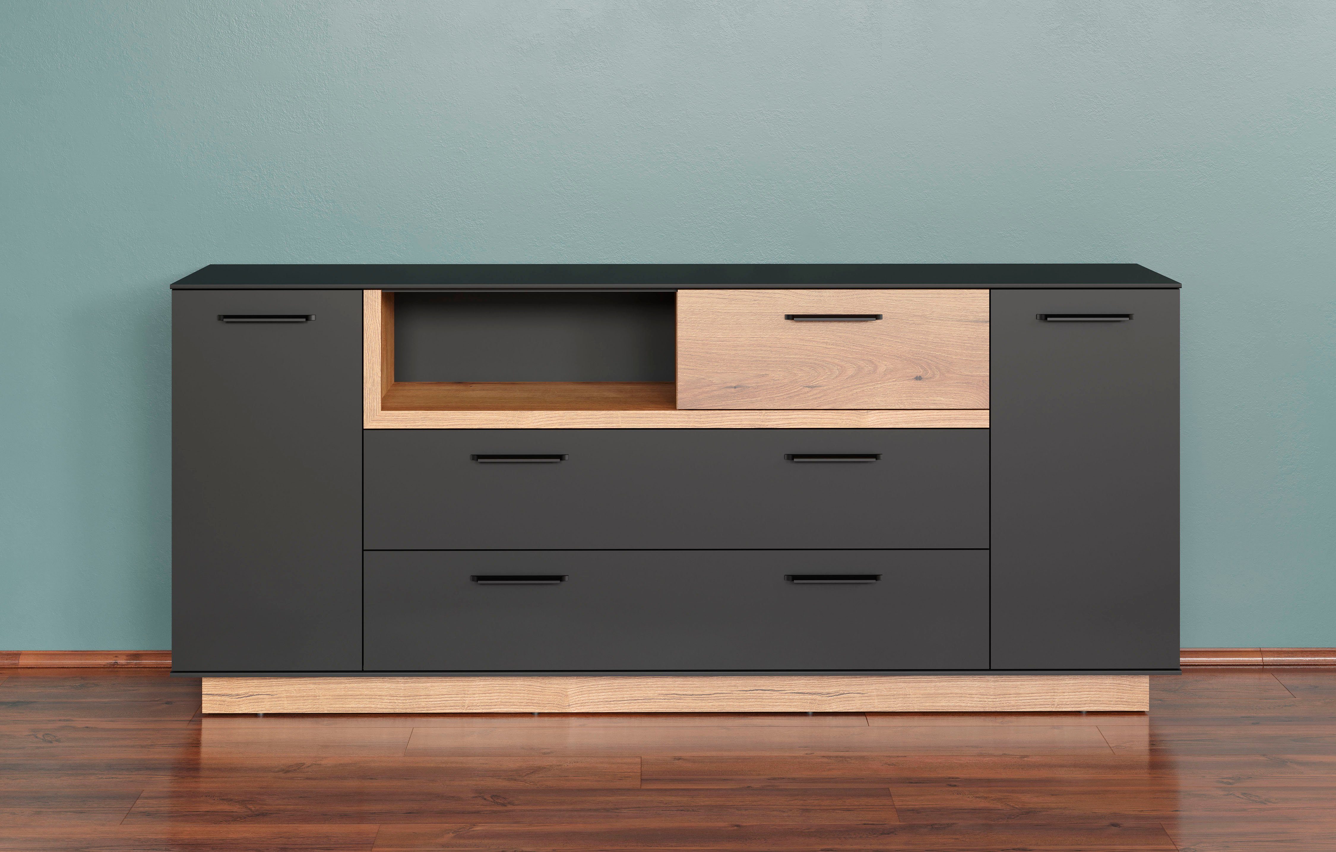 INOSIGN Dressoir Premont Commode, breedte 187 cm, met veel opbergruimte (1 stuk)
