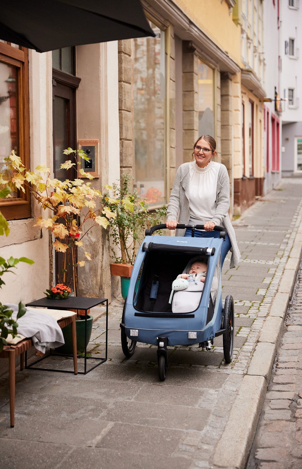Hauck Kinderen fiets aanhanger 2in1 Bike Trailer und Buggy Dryk Duo Plus, black