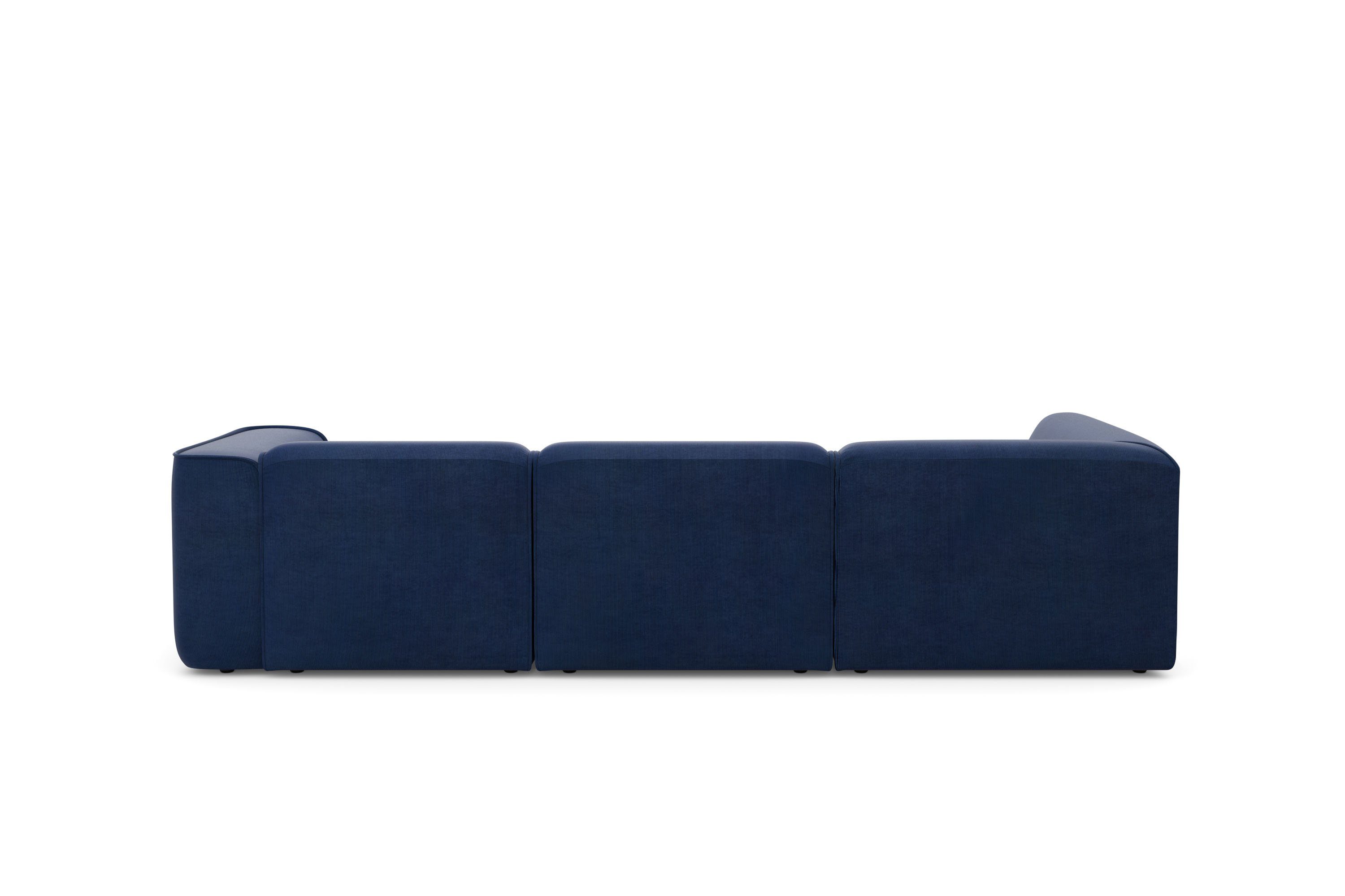 RAUM.ID Hoekbank Merid L-vorm, altijd uitbreidbaar met modules, B/D/H: 295/162/70 cm