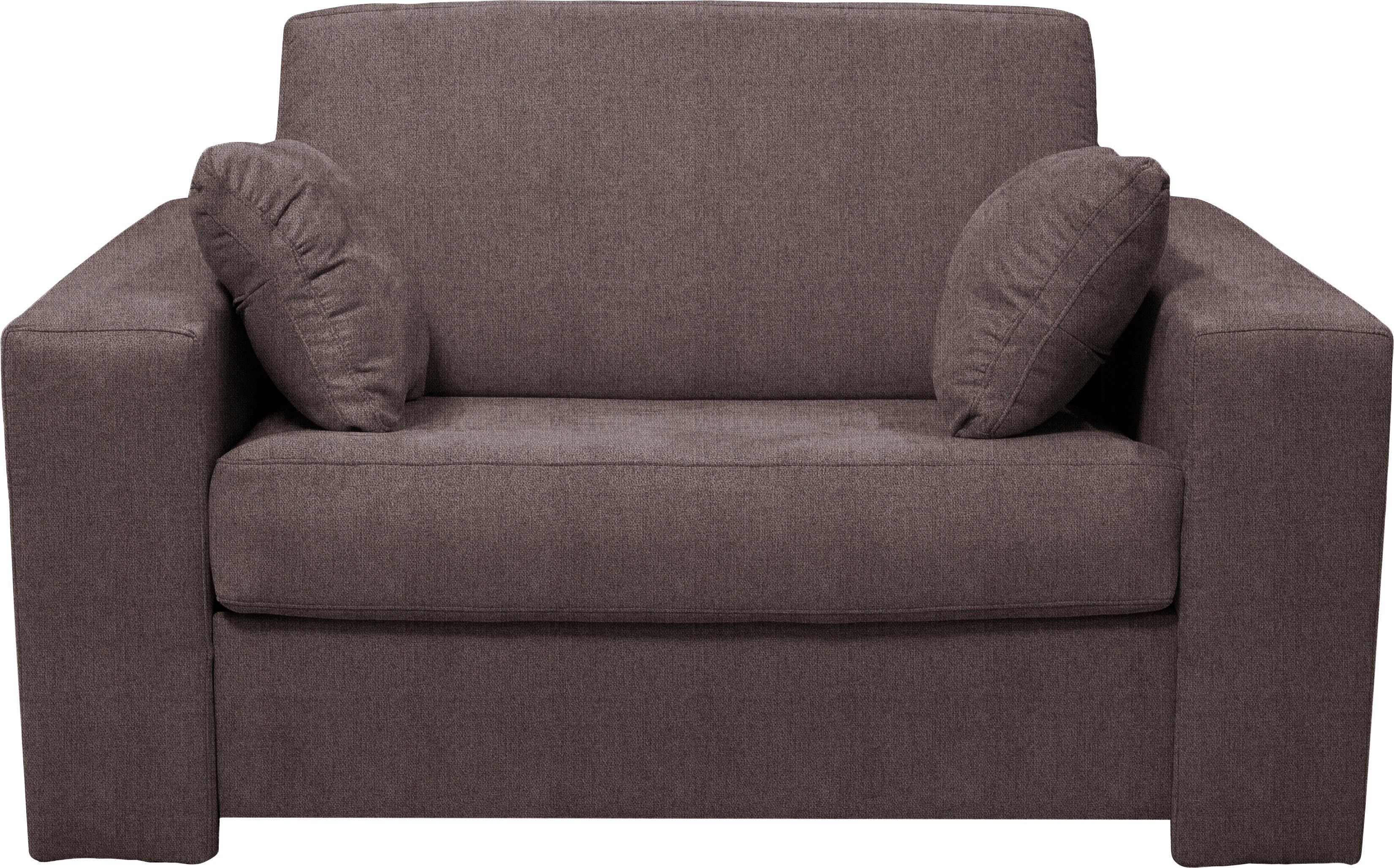 Home affaire Fauteuil Roma matras hoogte 140 cm Bedfunctie, met vering, Afmeting liggend ca. 83x198 cm