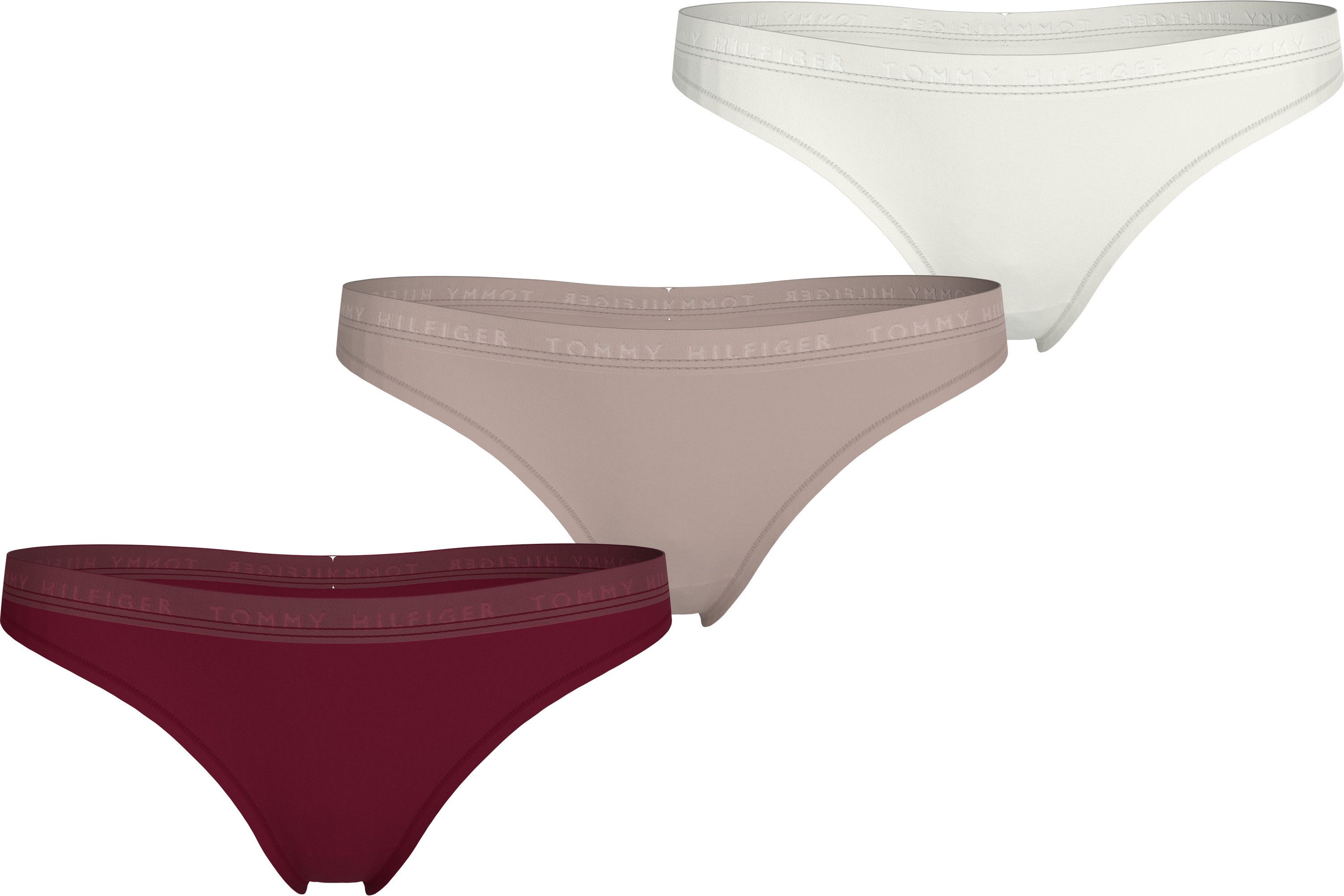 Tommy Hilfiger Underwear Slip 3P THONG (EXT SIZES) (3 stuks)