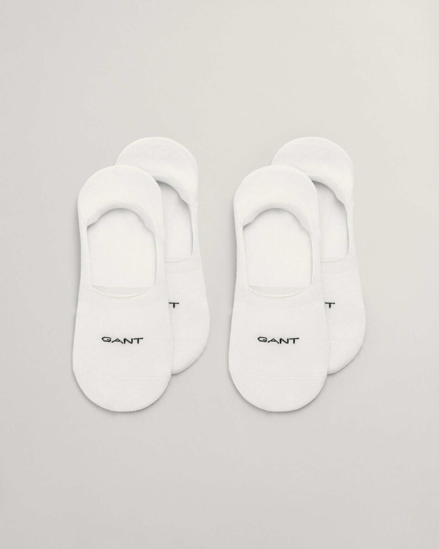 Gant Enkelsokken INVISIBLE SOCKS 2-PACK met siliconen inzetstuk op de hiel