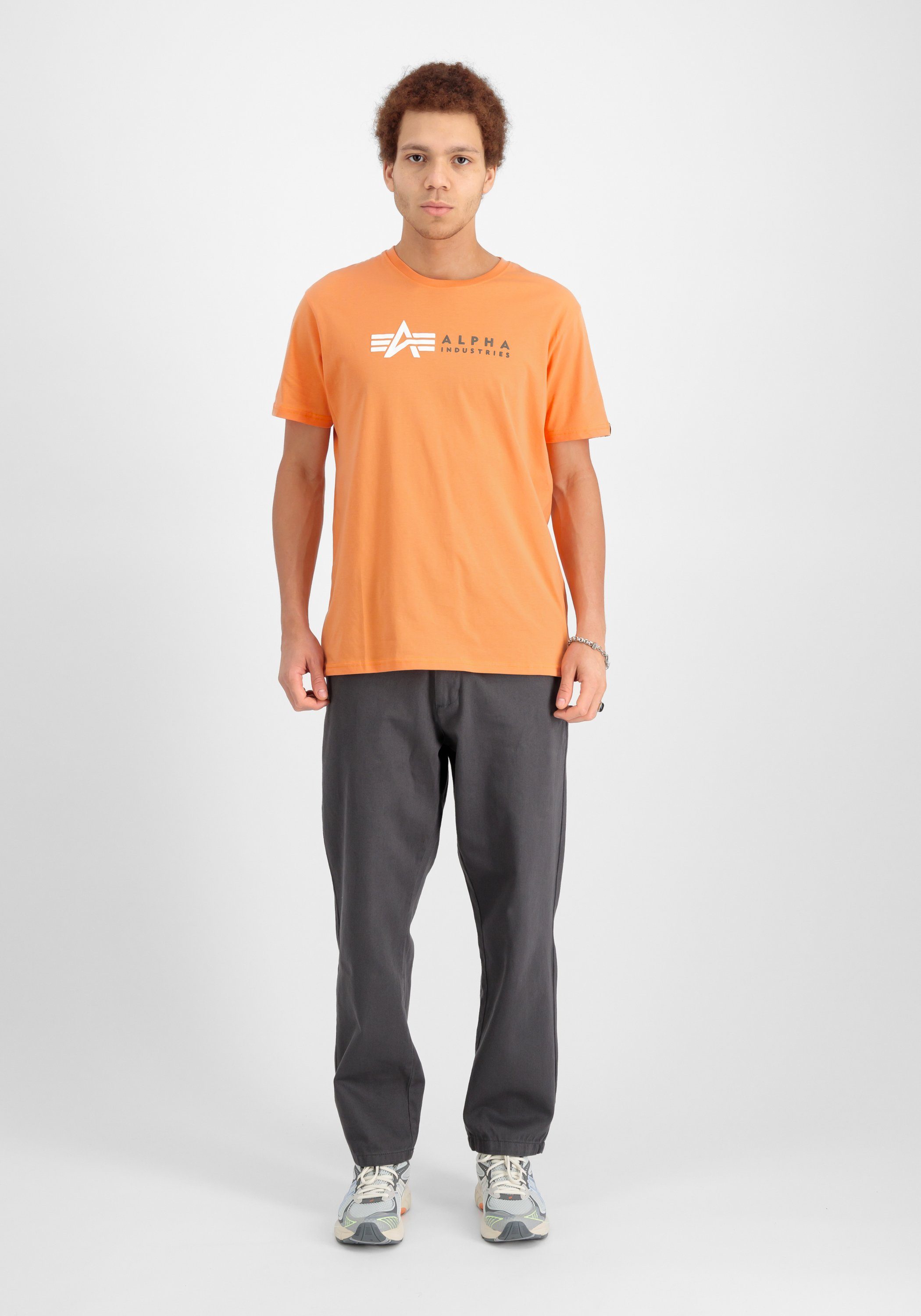 Alpha Industries T-shirt Alpha Industries Men - T-Shirts Alpha Label T Puff Print