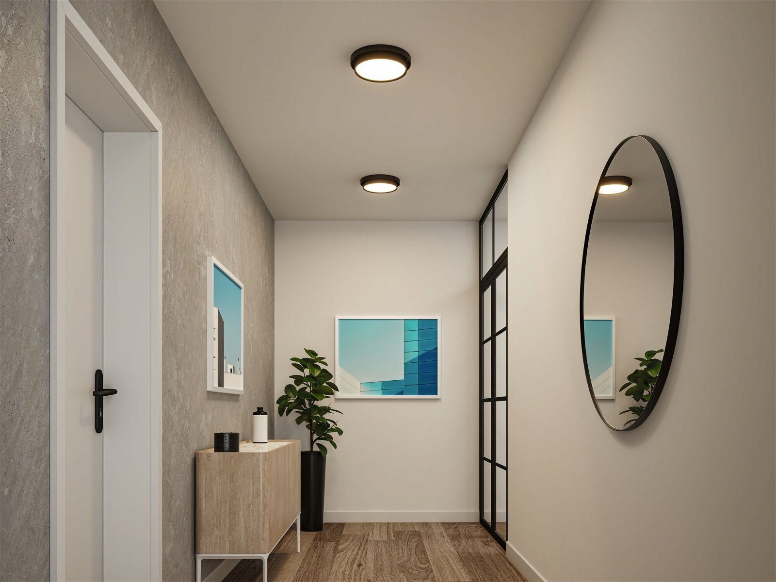 Paulmann Led-plafondlamp Malik 15W 230V 2700K Kunststof