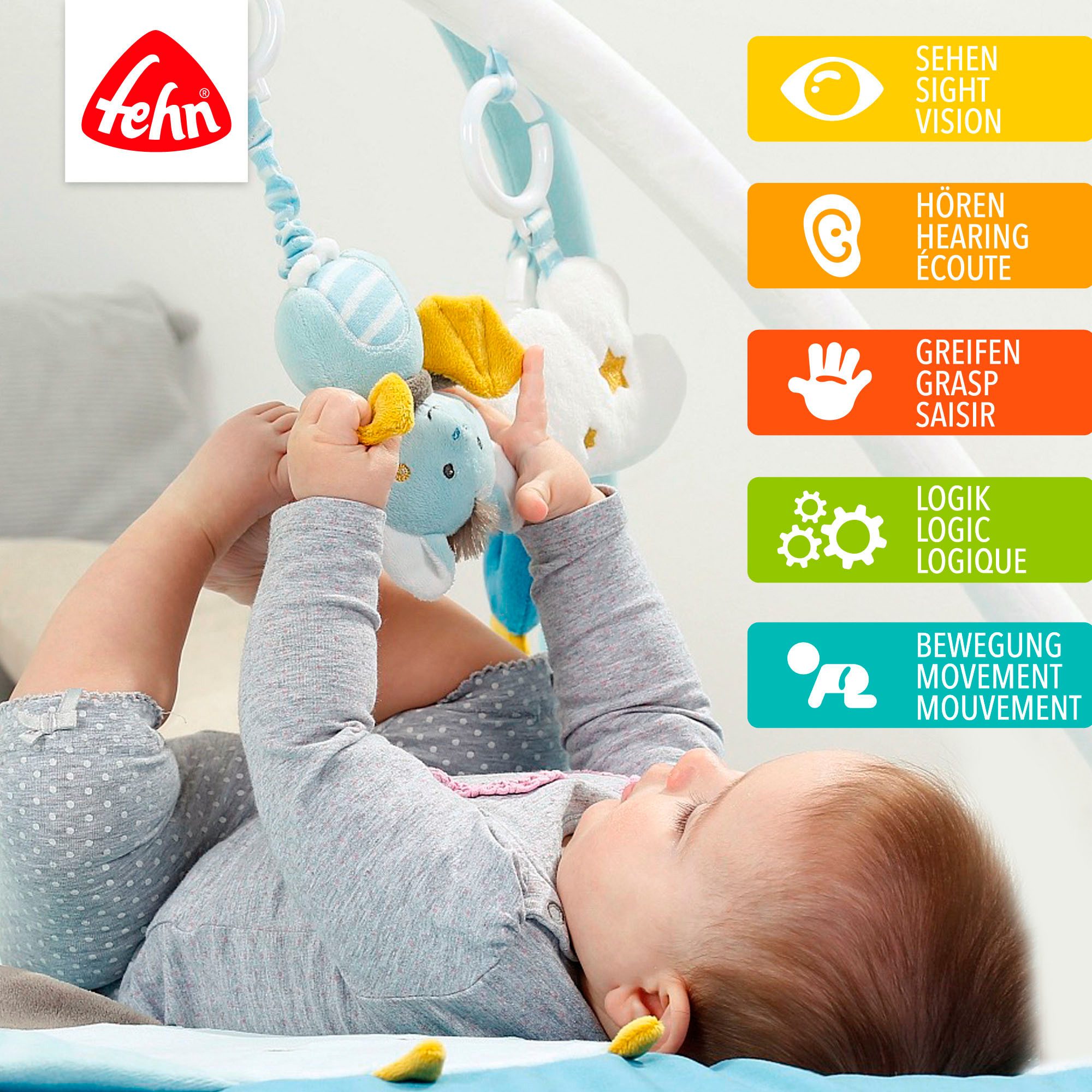 Fehn Speelboog Little Castle, 3-D-activiteitdeken