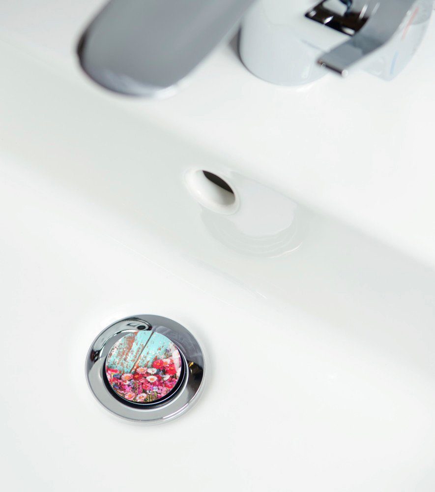 Sanilo Set badkameraccessoires Spring bestaand uit toiletzitting, badmat en wastafelplug (complete set, 3-delig)