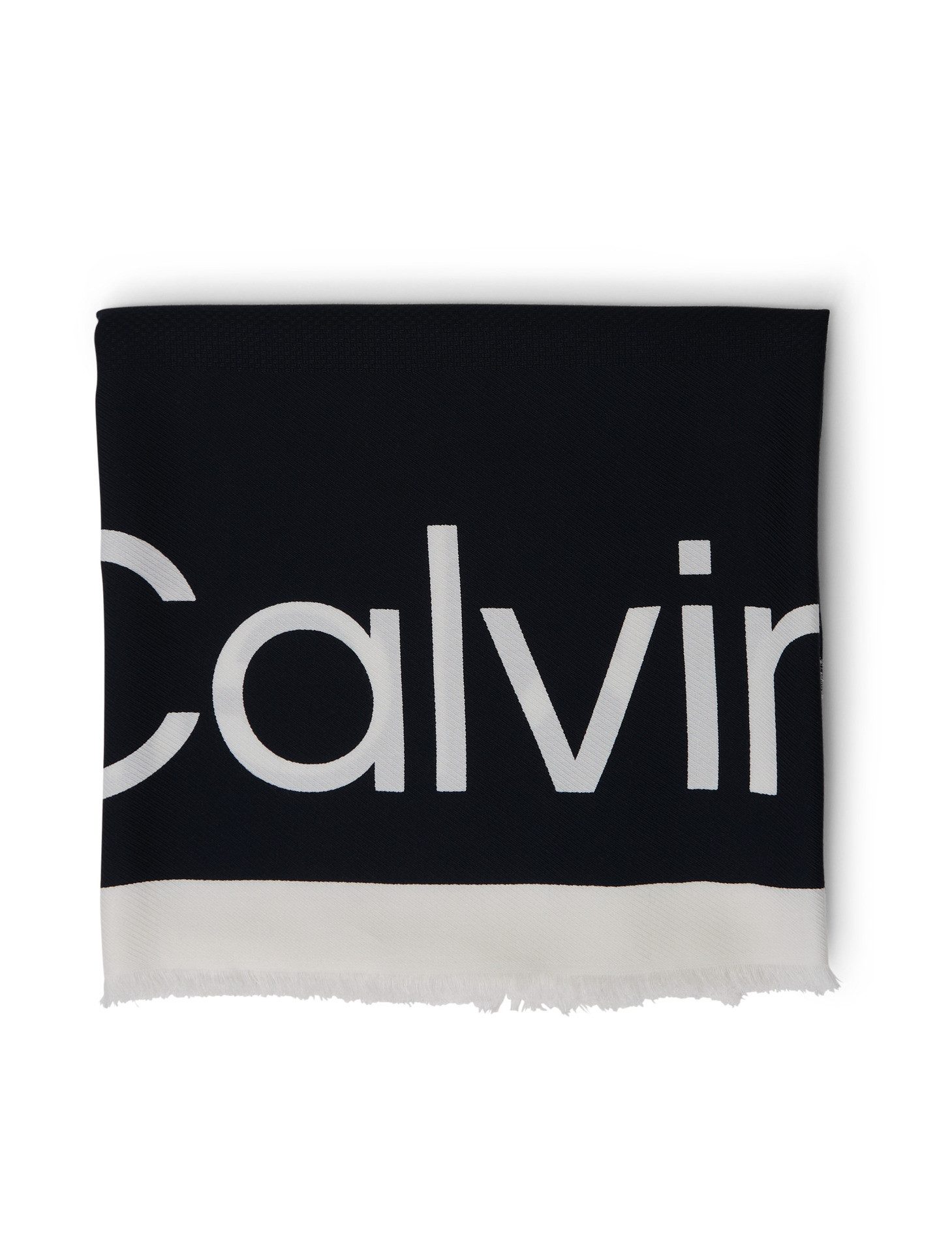 Calvin Klein Modieuze sjaal BOLD LOGO CONTRAST SCARF