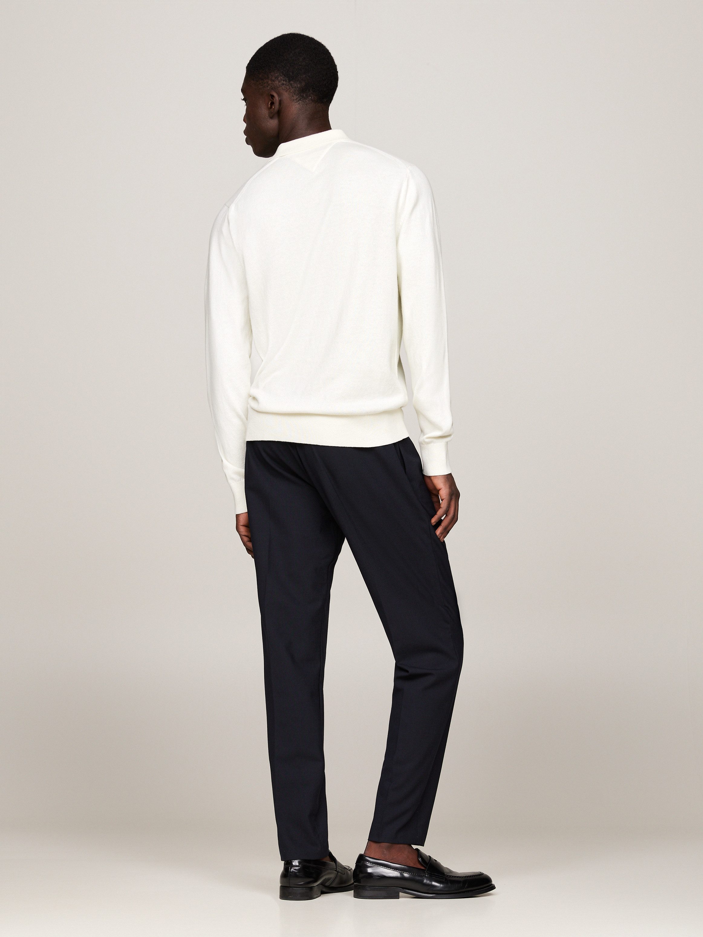 Tommy Hilfiger Trui met polokraag PIMA ORG CTN CASHMERE LS POLO