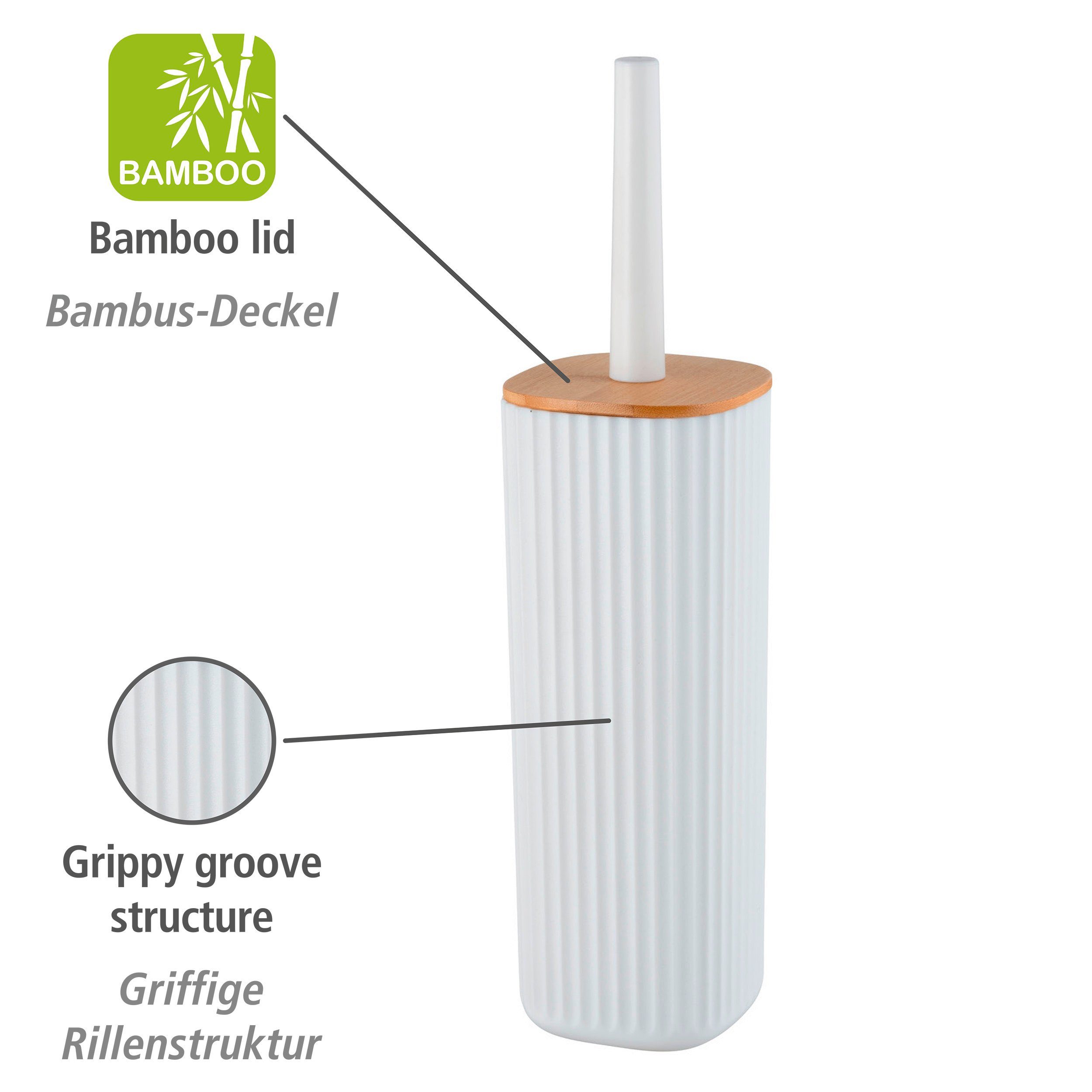 WENKO Toiletset Rotello wit, met gesloten model