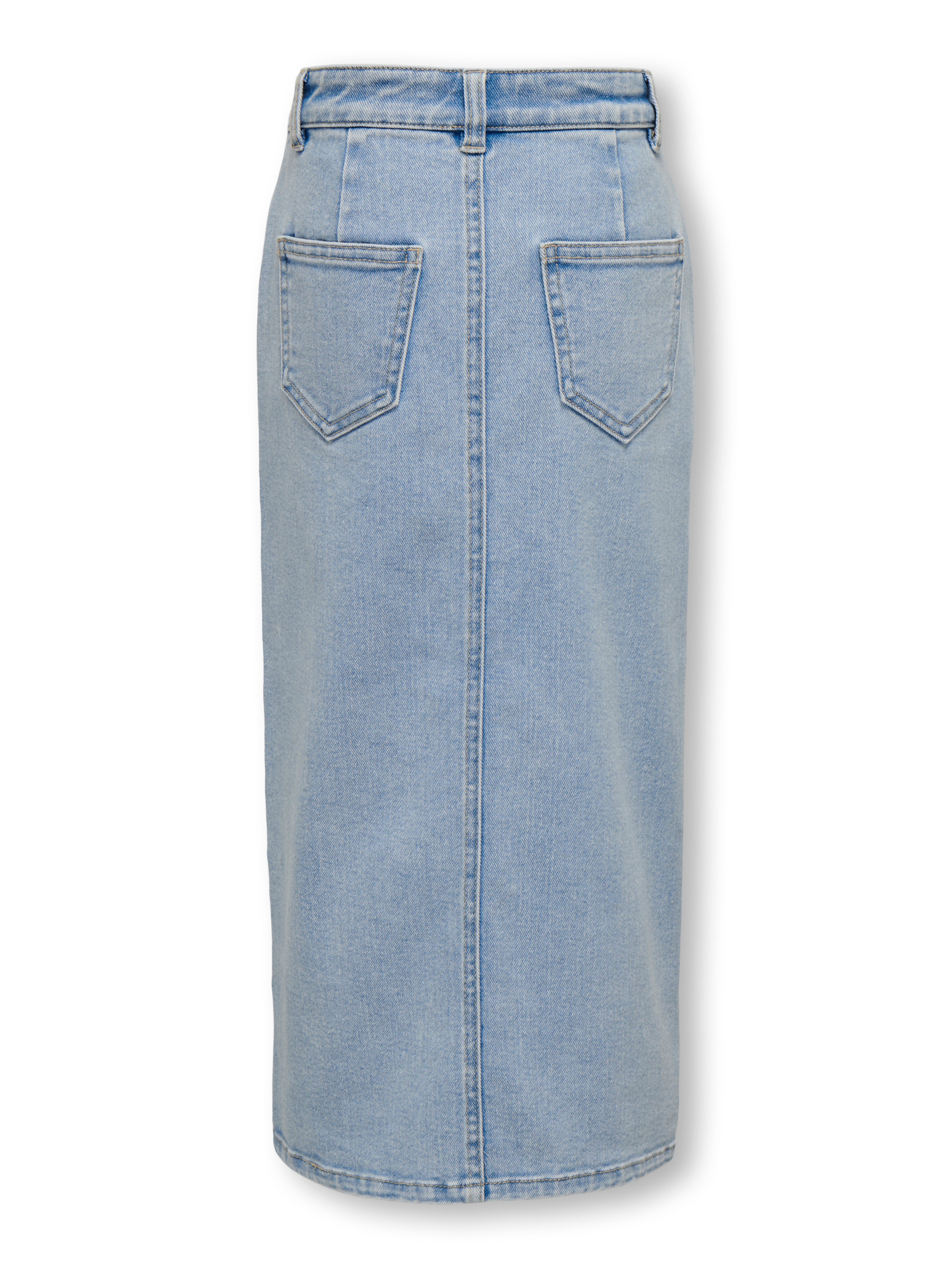 KIDS ONLY Jeans rok KOGSIRI FRONT SLIT SKIRT DNM GUA NOOS