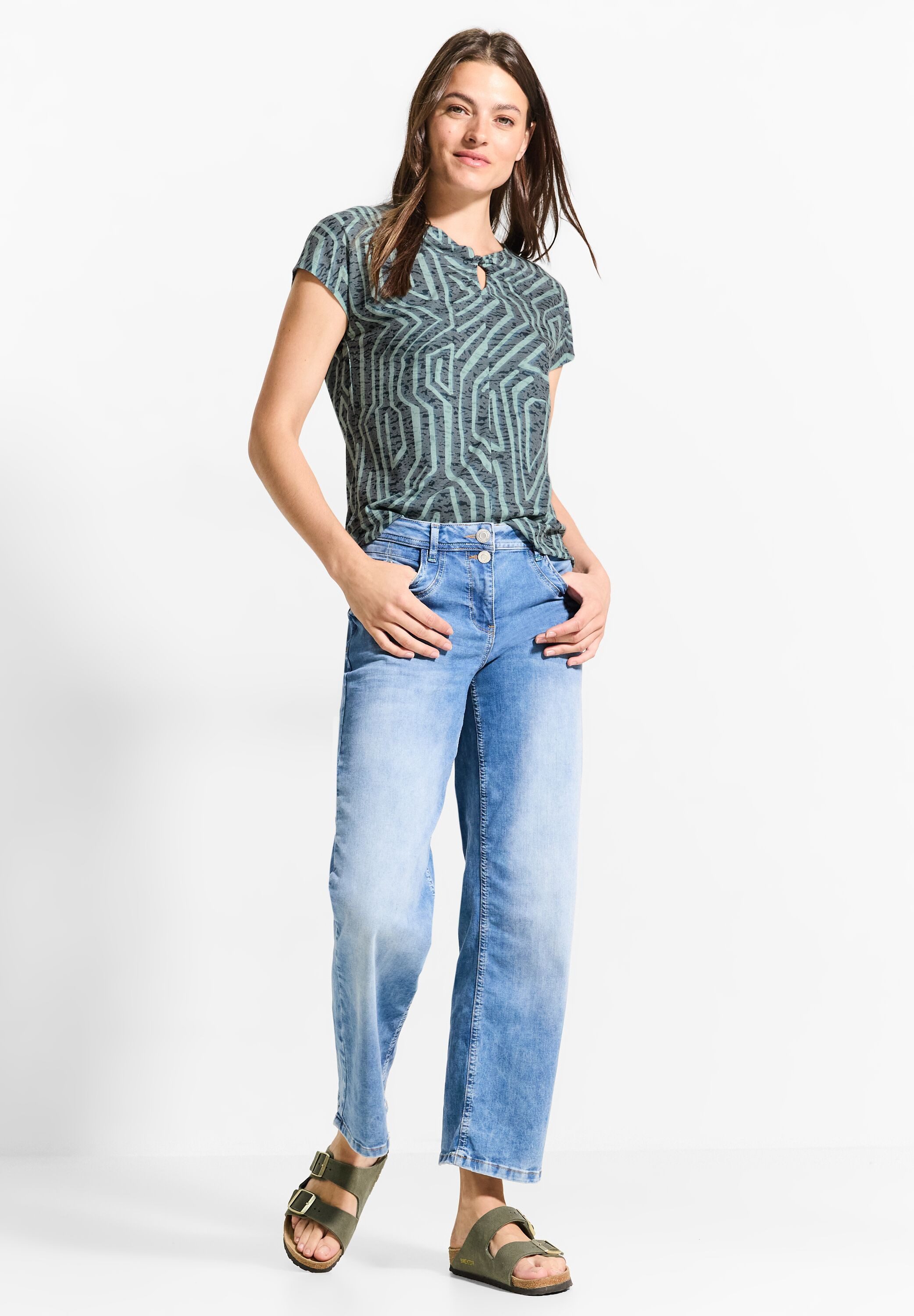 Cecil Shirt met print met print all-over