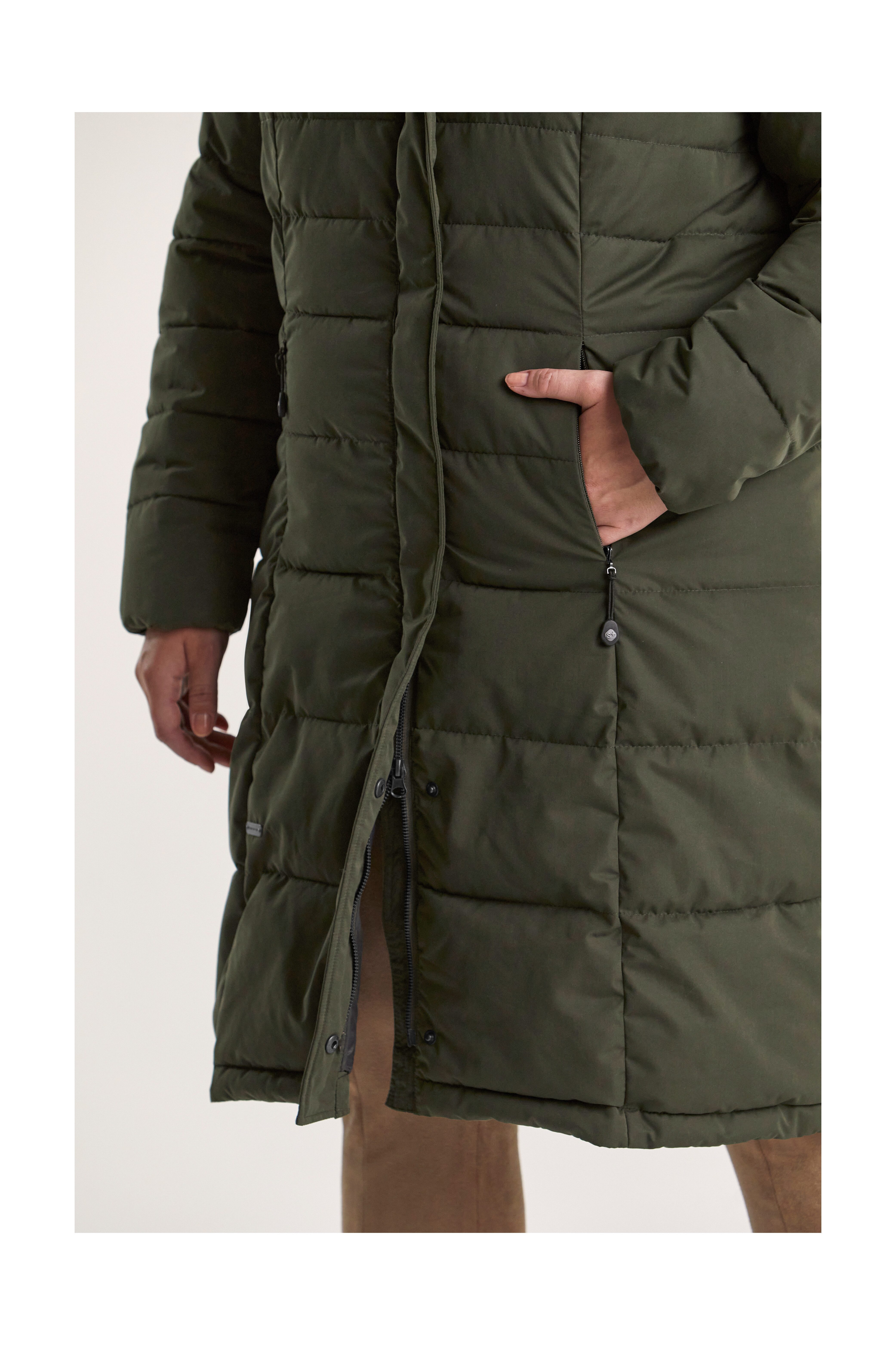 STOY Gewatteerde jas STW 7 WMN QLTD CT ademend, waterafstotende winterjas in grote maten