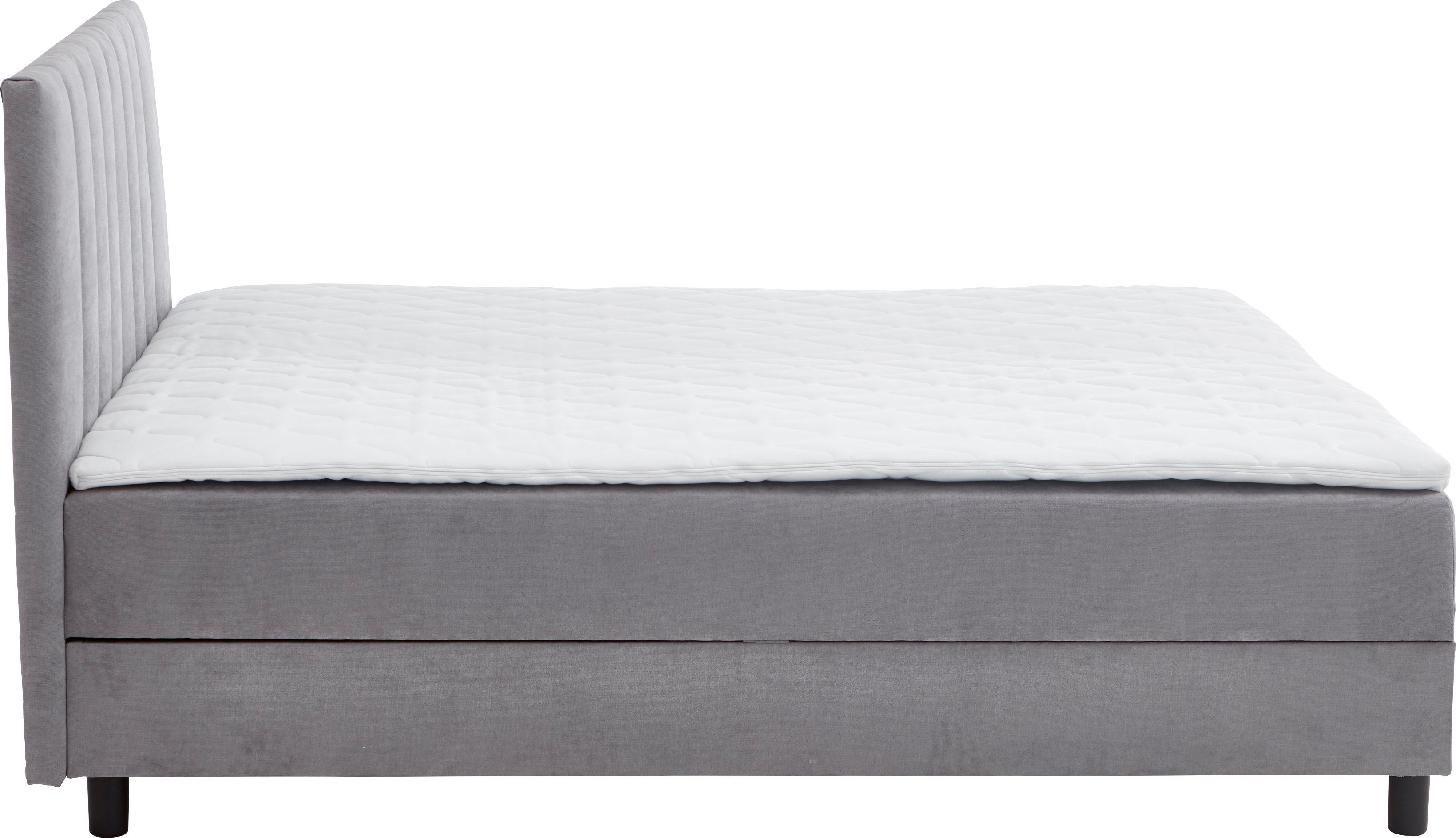 ATLANTIC home collection Boxspring Henriete Pocketveringsmatras en topmatras, naar keuze met bedkist