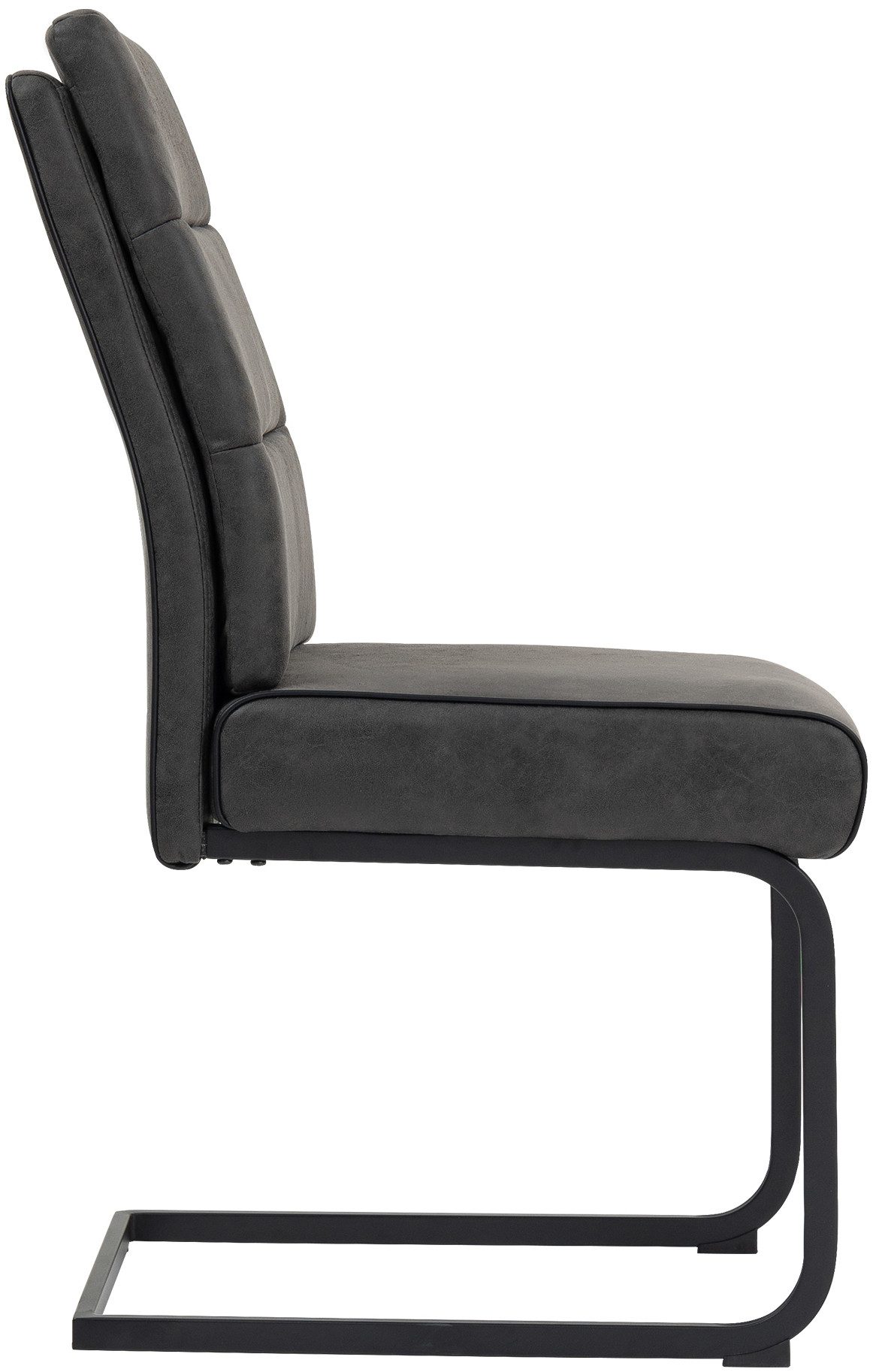 Duo Collection Vrijdragende stoel Marga sledestoel, set van 2 extra verdikking met pocketveringskern, glijders voor de veiligheid (set, 2 stuks)