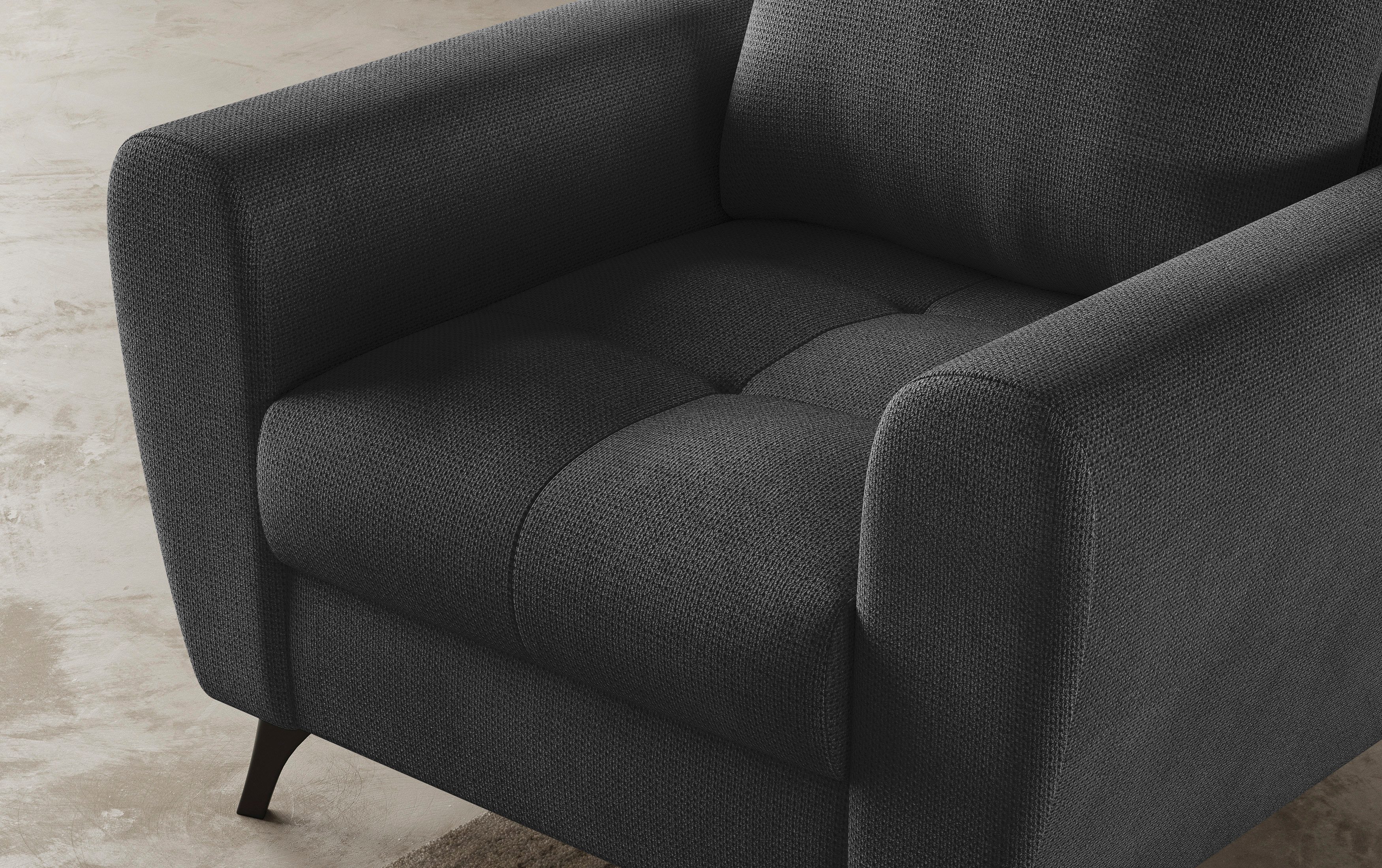 Mr. Couch Fauteuil Blackburn II Passend bij de set, met koudschuimvering tot 140 kg belastbaar