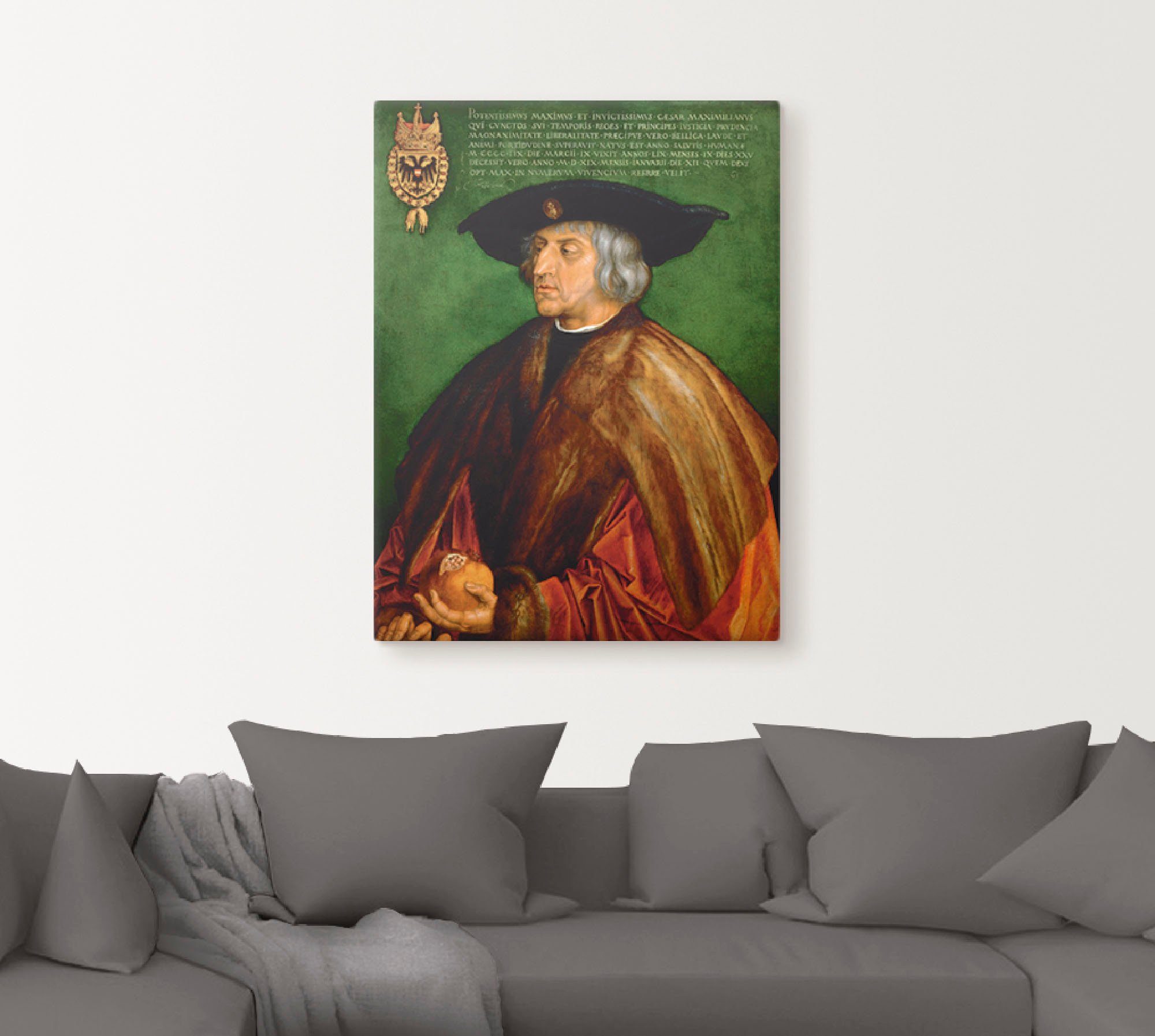 Artland Artprint op linnen Keizer Maximilian I. 1519.