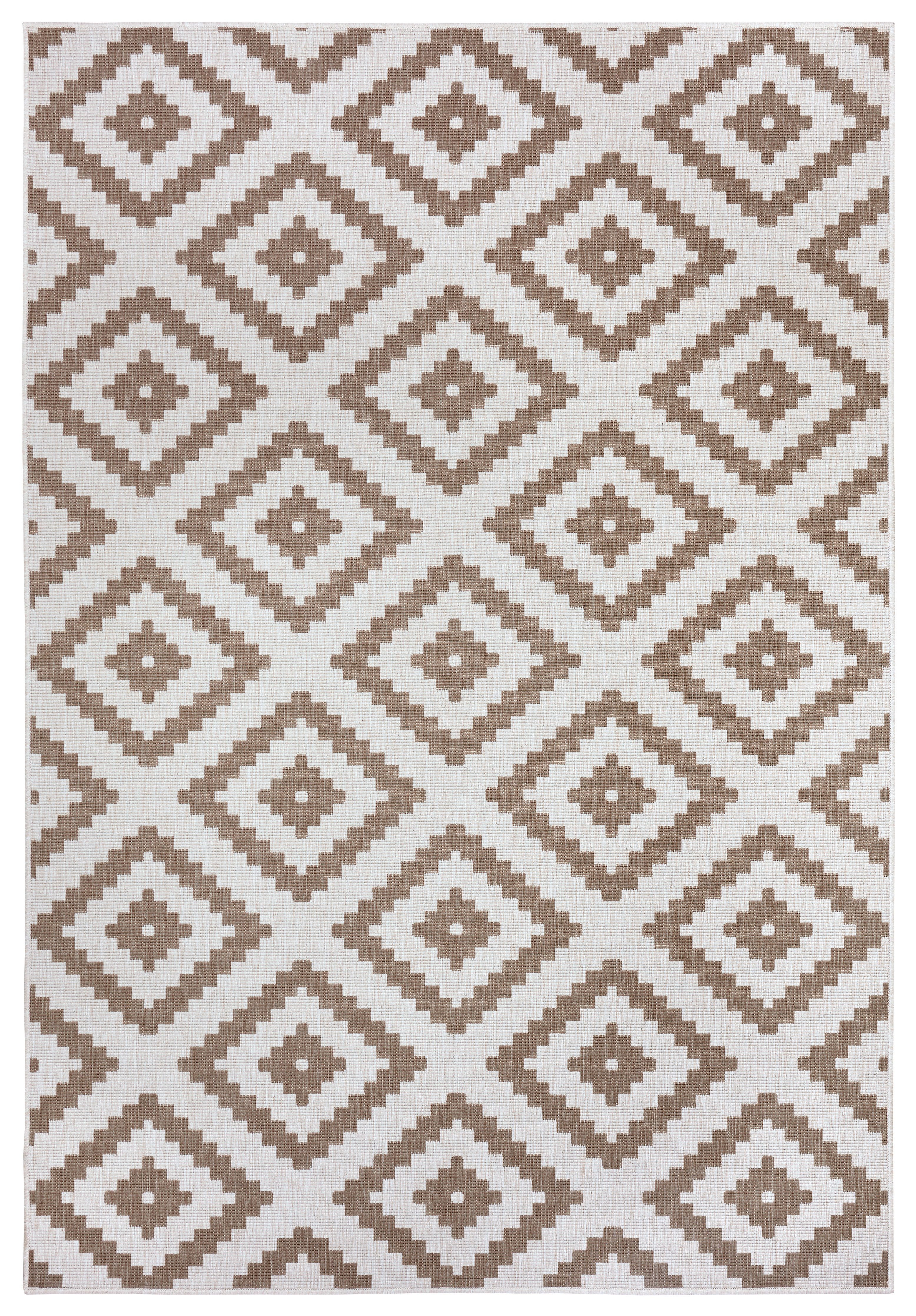 NORTHRUGS Vloerkleed Malta tweezijdig te gebruiken kleed Binnen- en buitengebruik, weerbestendig, balkon, terras, ruit, loper, woonkamer