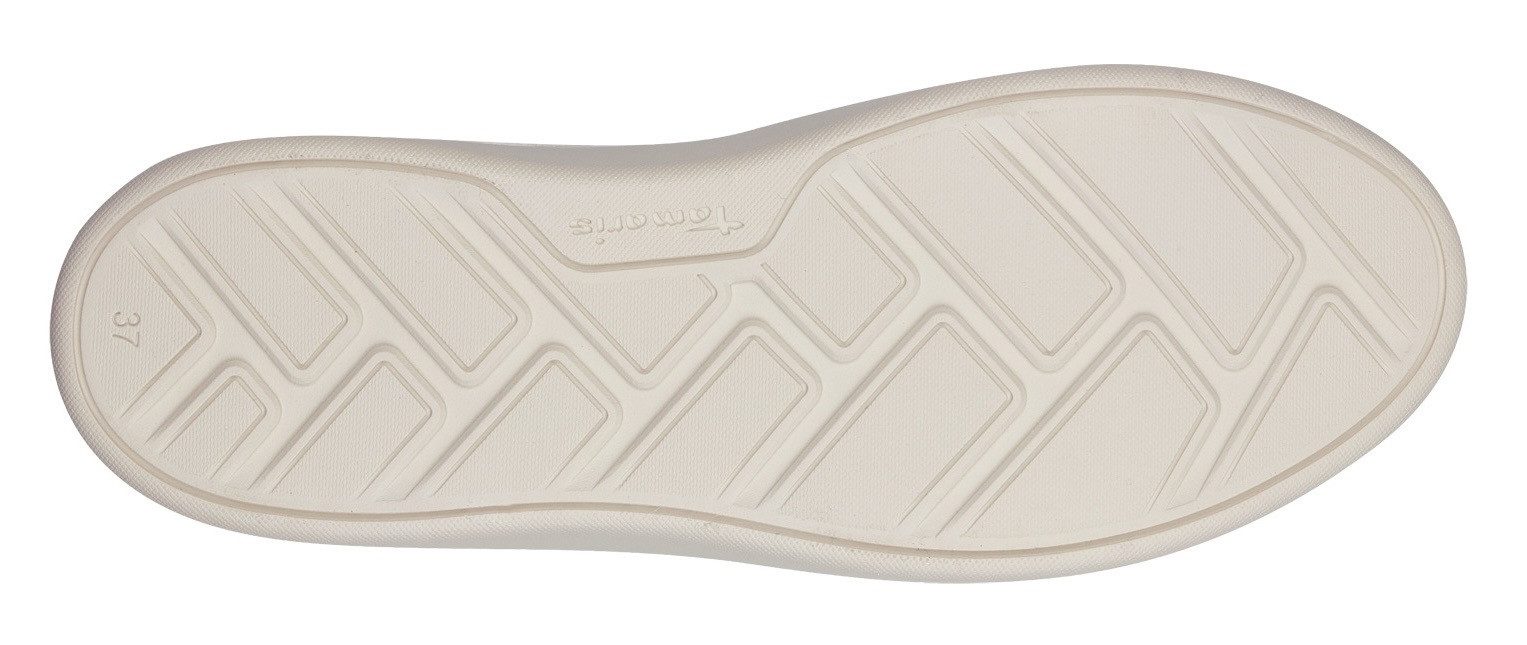 Tamaris Plateausneakers vrijetijdsschoen, lage schoen, veterschoen met contrastafwerkingen