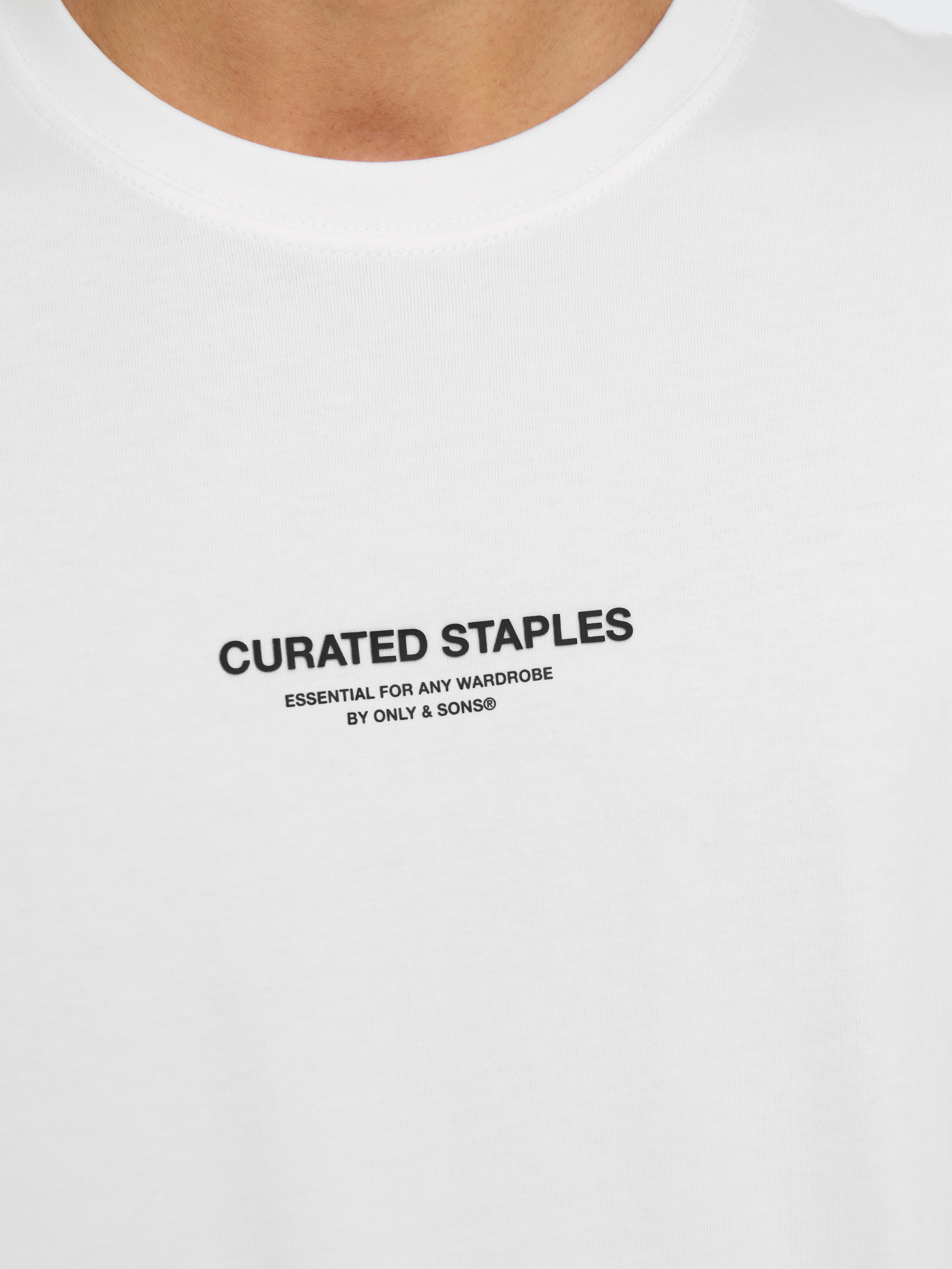 ONLY & SONS Shirt met ronde hals ONSCURATED RLX PRINT SS TEE
