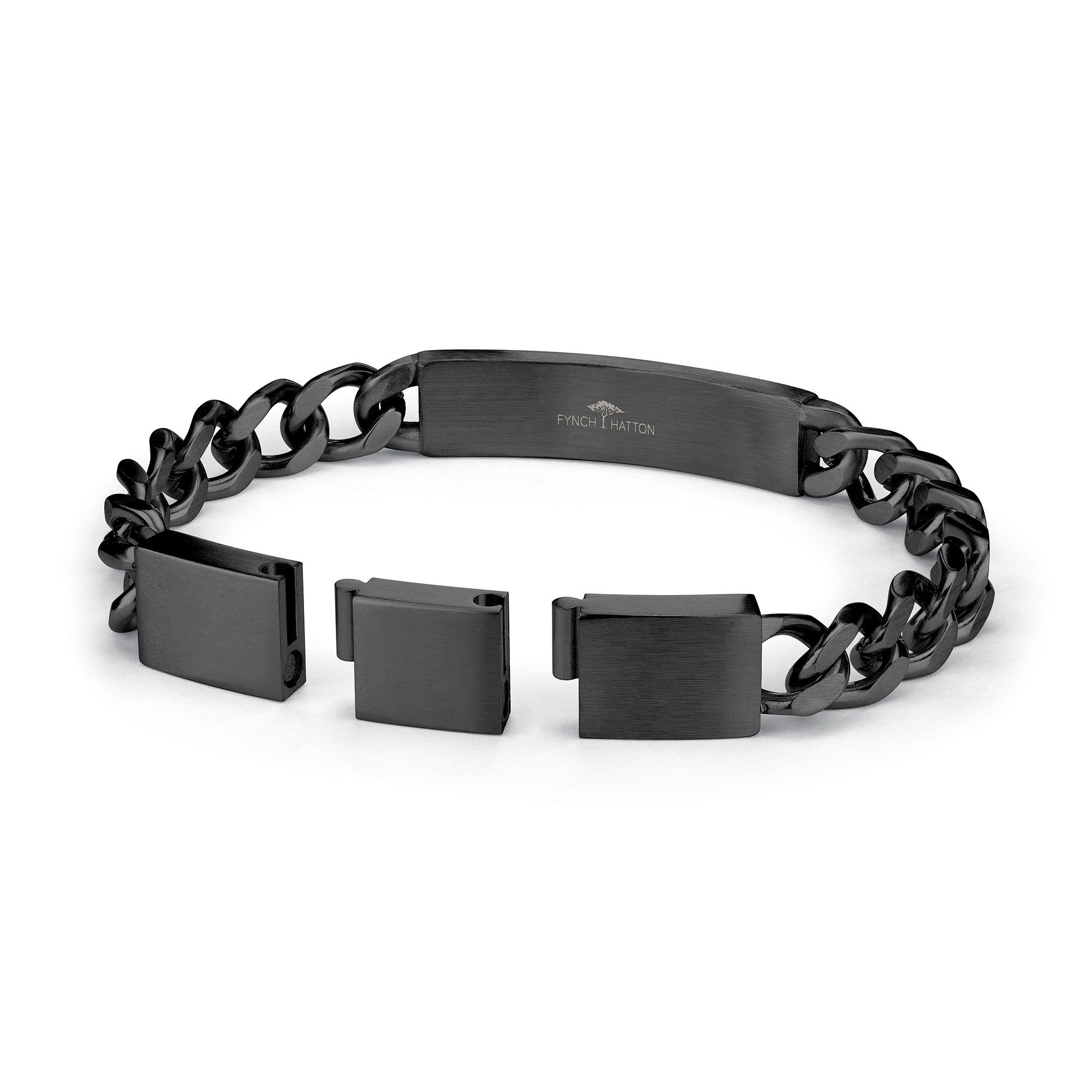 FYNCH-HATTON Armband Sieraden cadeau roestvrijstalen armband Curb Chain
